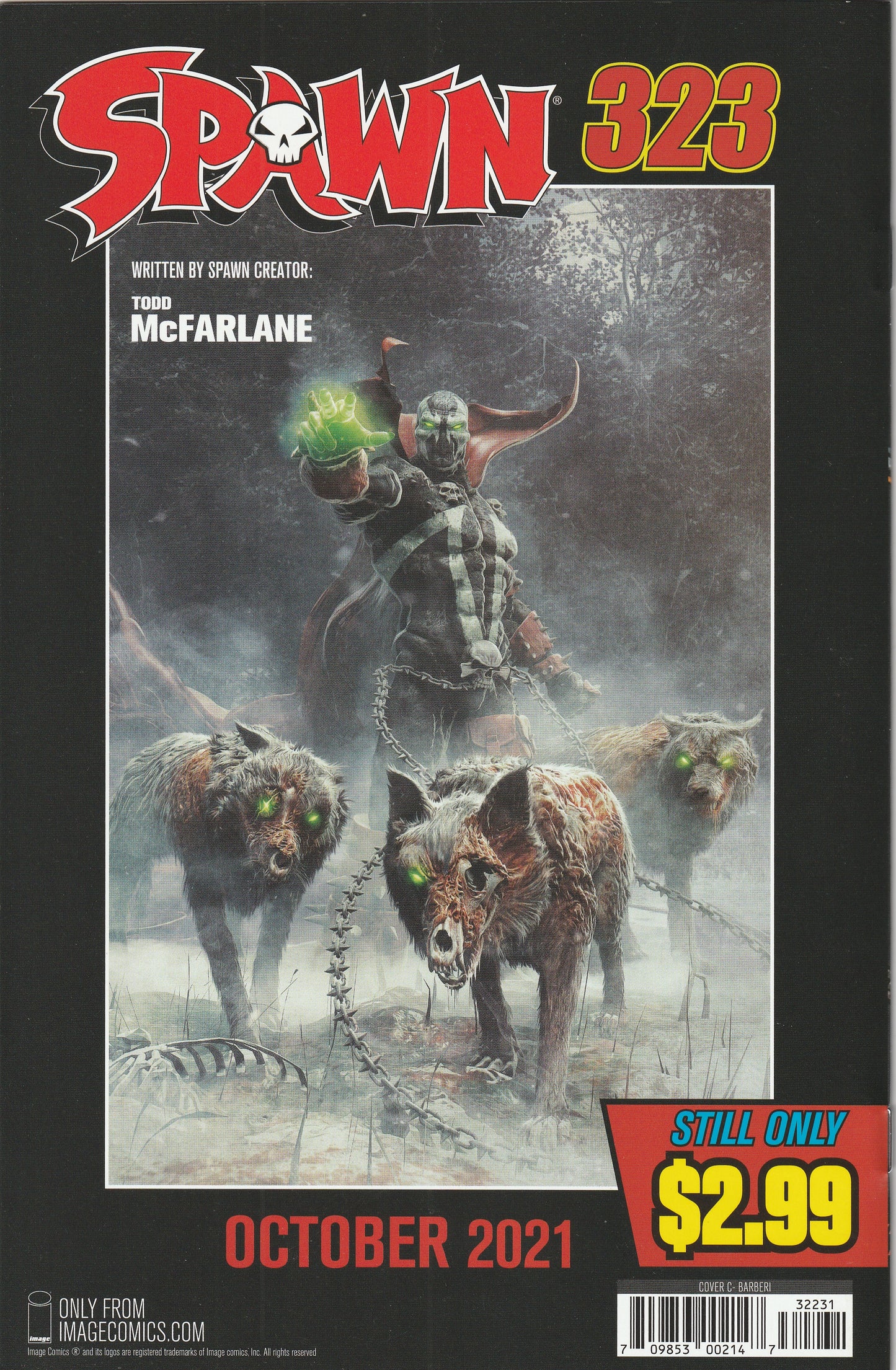 Spawn #322 (2021) - Cover C Carlo Barberi Variant Cover