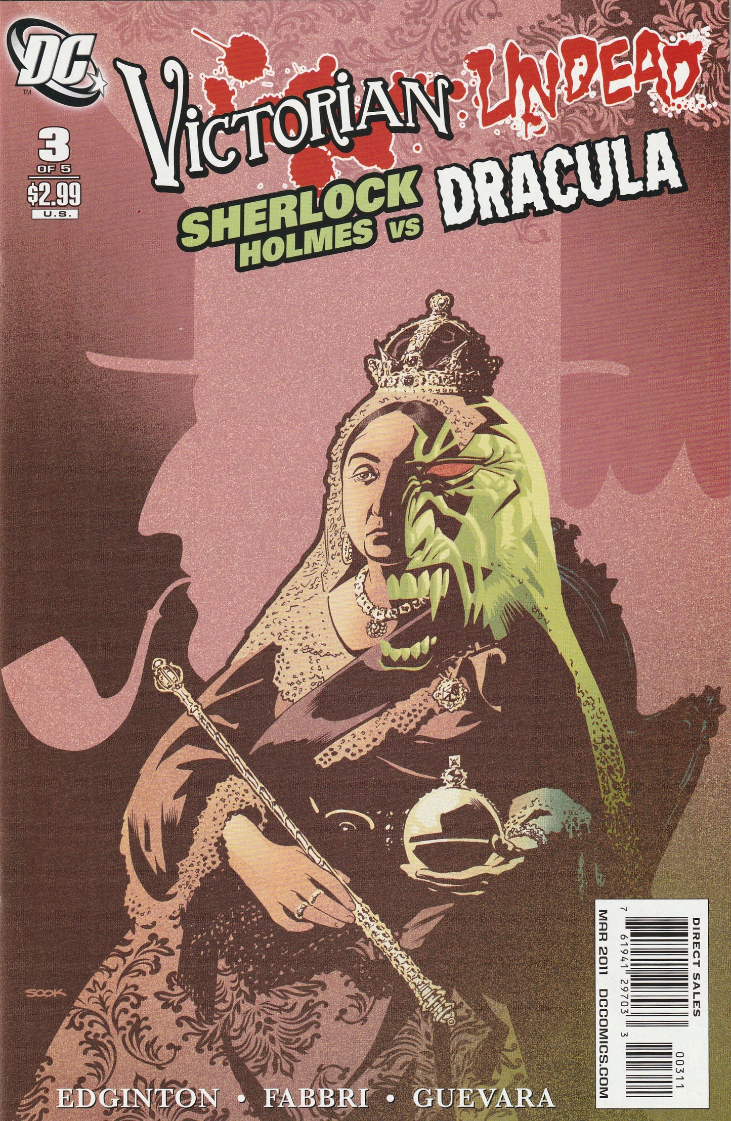 Victorian Undead: Sherlock Holmes vs Dracula (2010-2011) - 5 issue mini series + Bonus