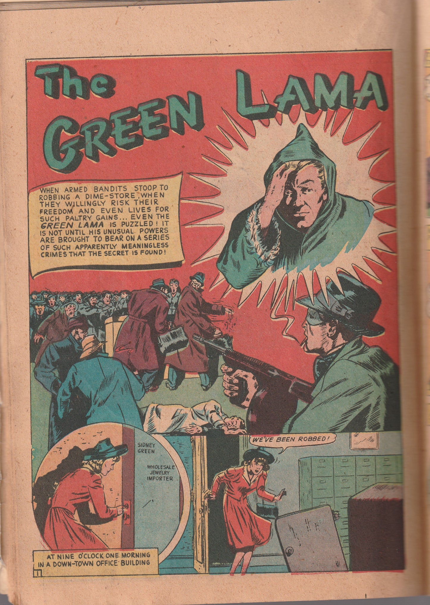 Prize Comics #33/Vol 3 #9 (1943) - Classic Bondage/torture cover