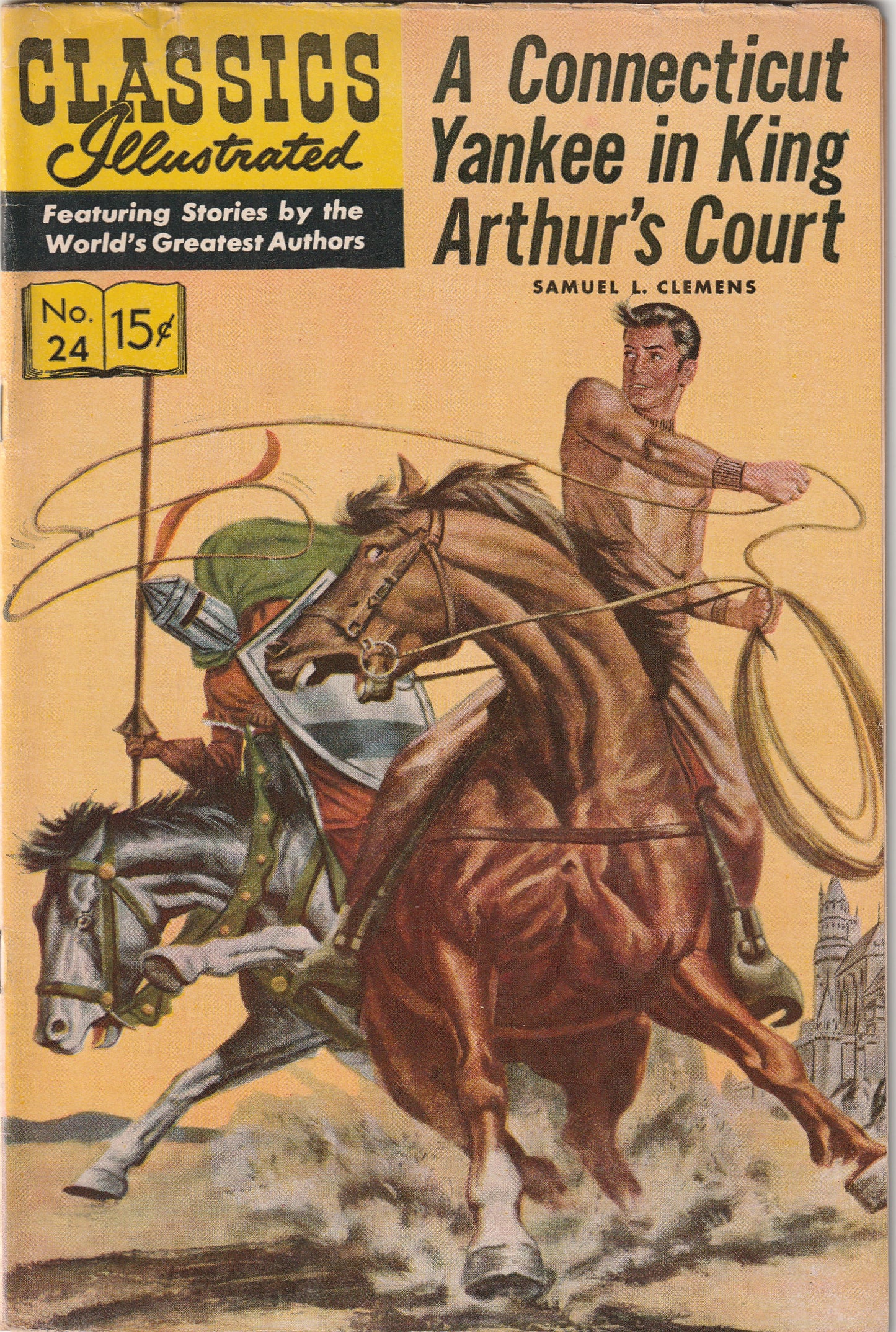 Classics Illustrated #24 - A Connecticut Yankee in King Arthur's Court (1967)