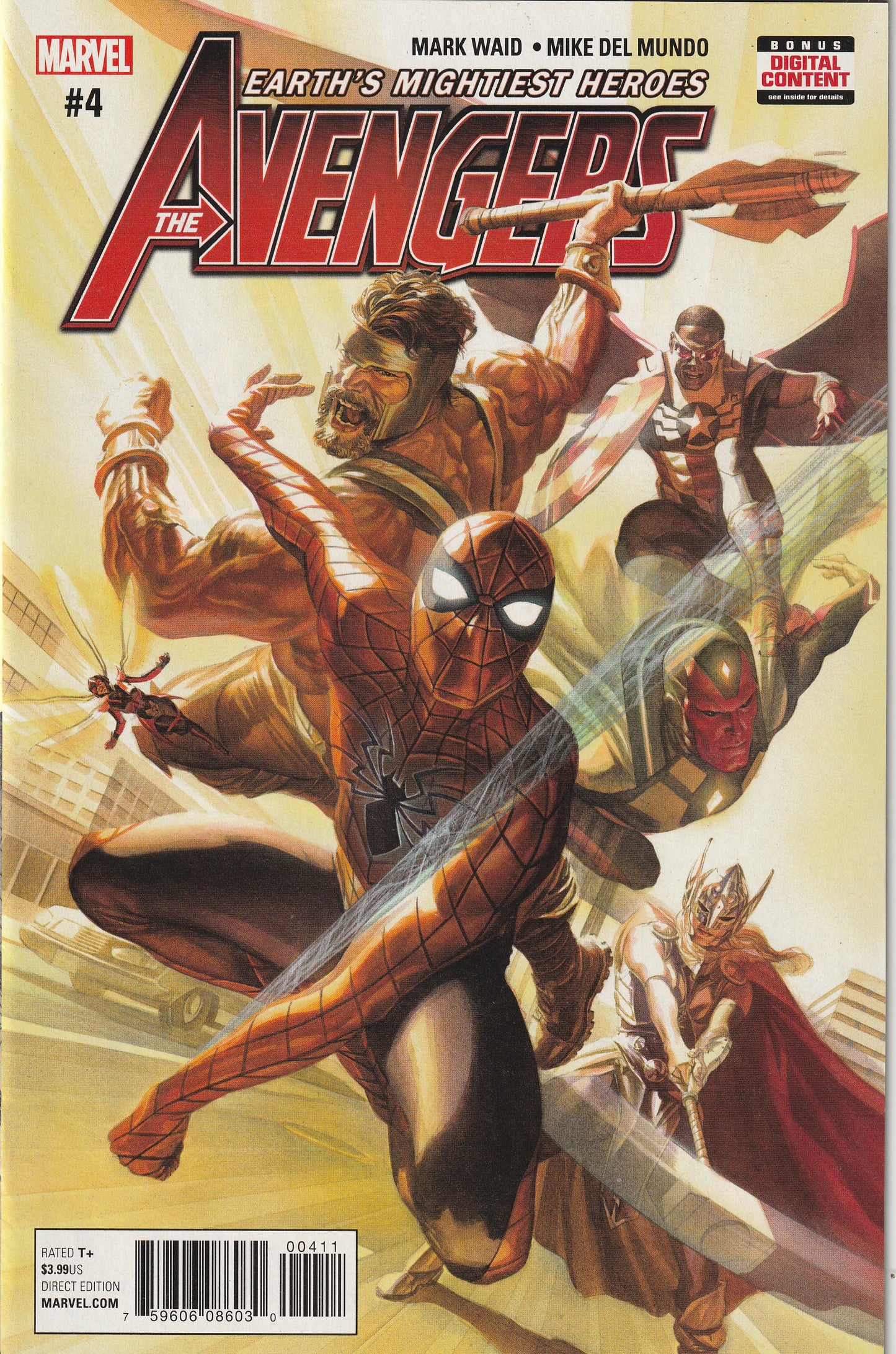 Avengers #4 (2017) - Alex Ross Cover