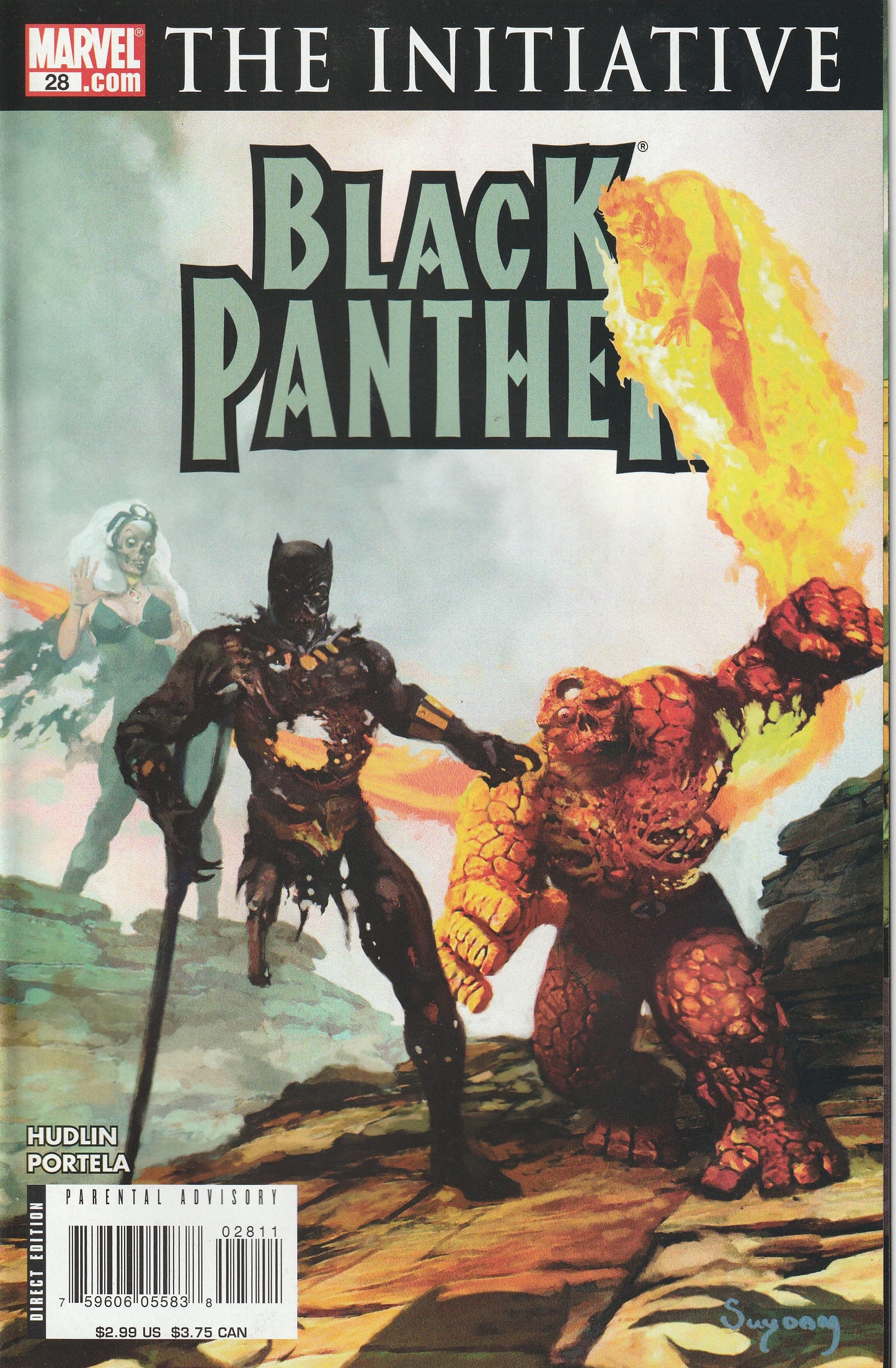 Black Panther #28 (2007) - The Initiative, Classic Marvel Zombies Arthur Suydam cover