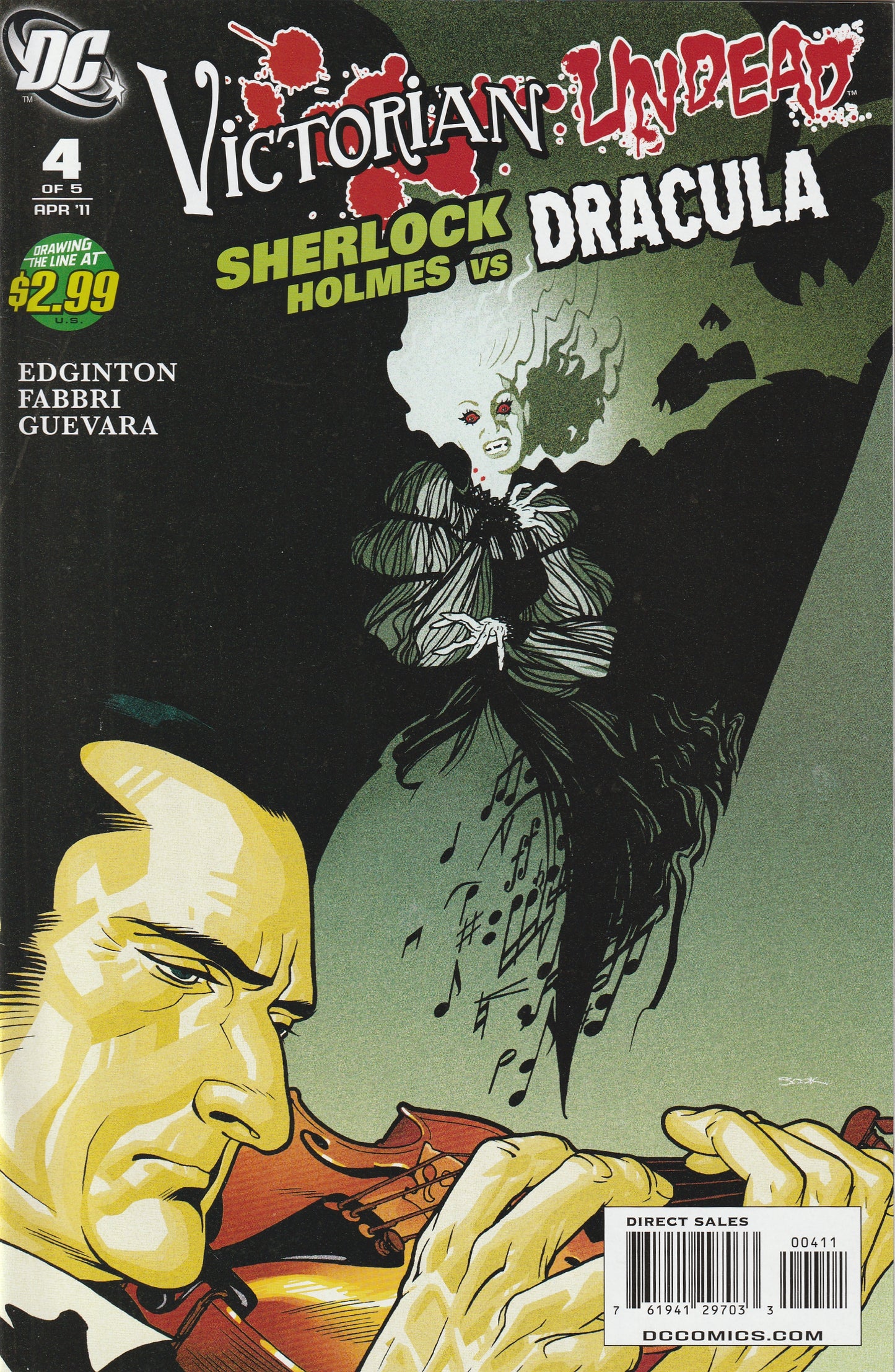 Victorian Undead: Sherlock Holmes vs Dracula (2010-2011) - 5 issue mini series + Bonus