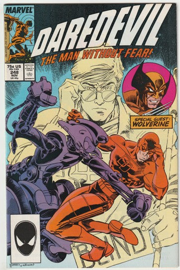 Daredevil #248 (1987) - 1st Appearance of Bushwhacker