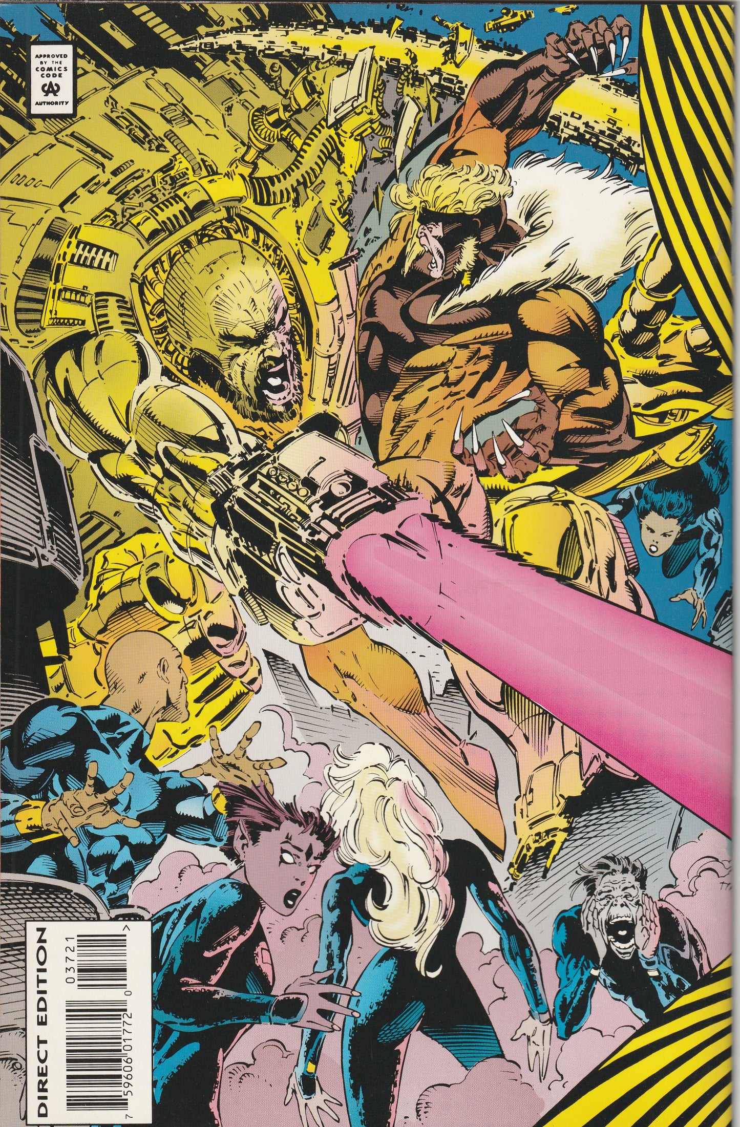 X-Men #37 (1994) - Holo-foil cover, 1st Appearance of Paige Guthrie as Husk