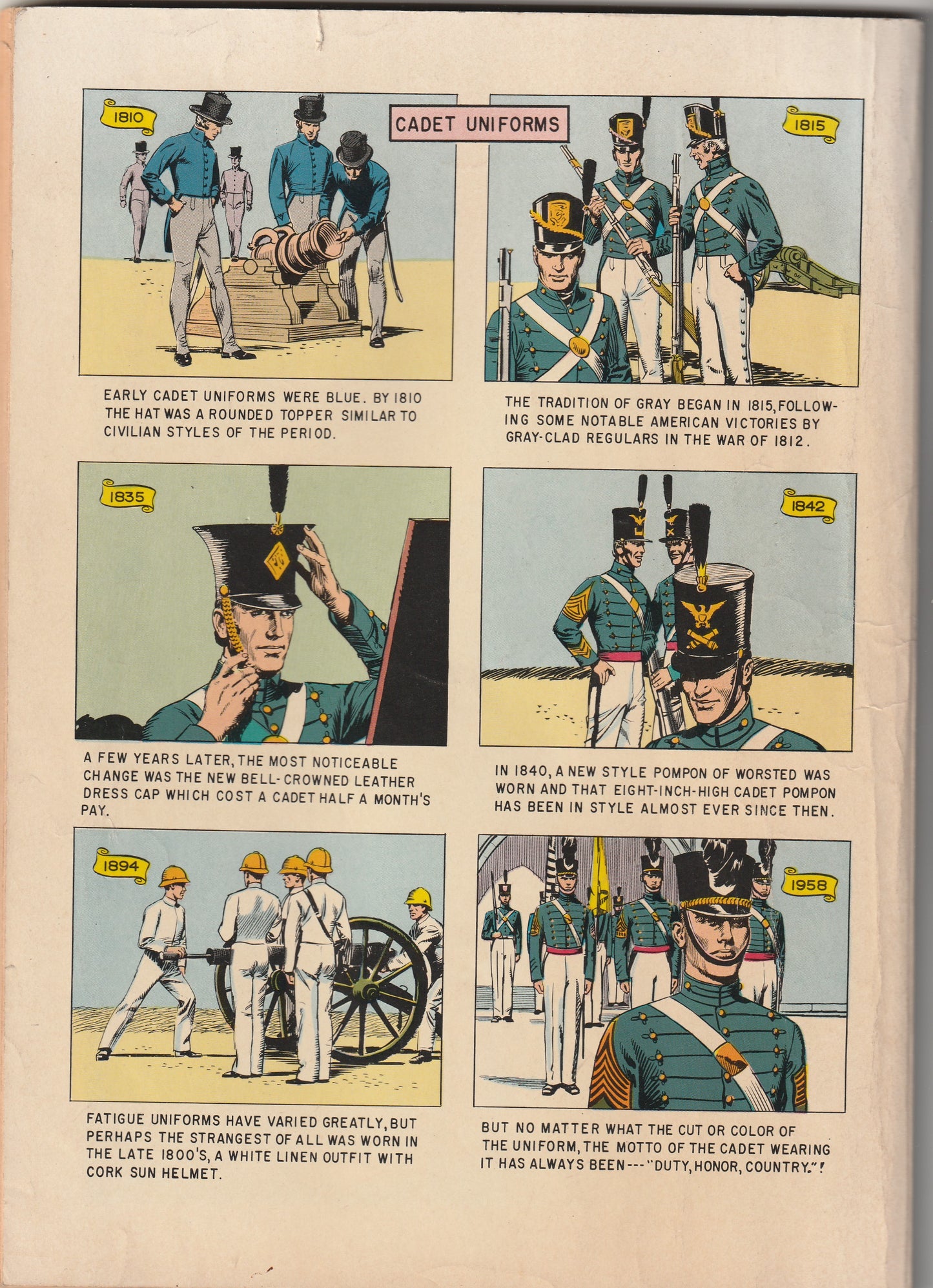 Cadet Gray of West Point #1 (1958) Dell Giant Comics