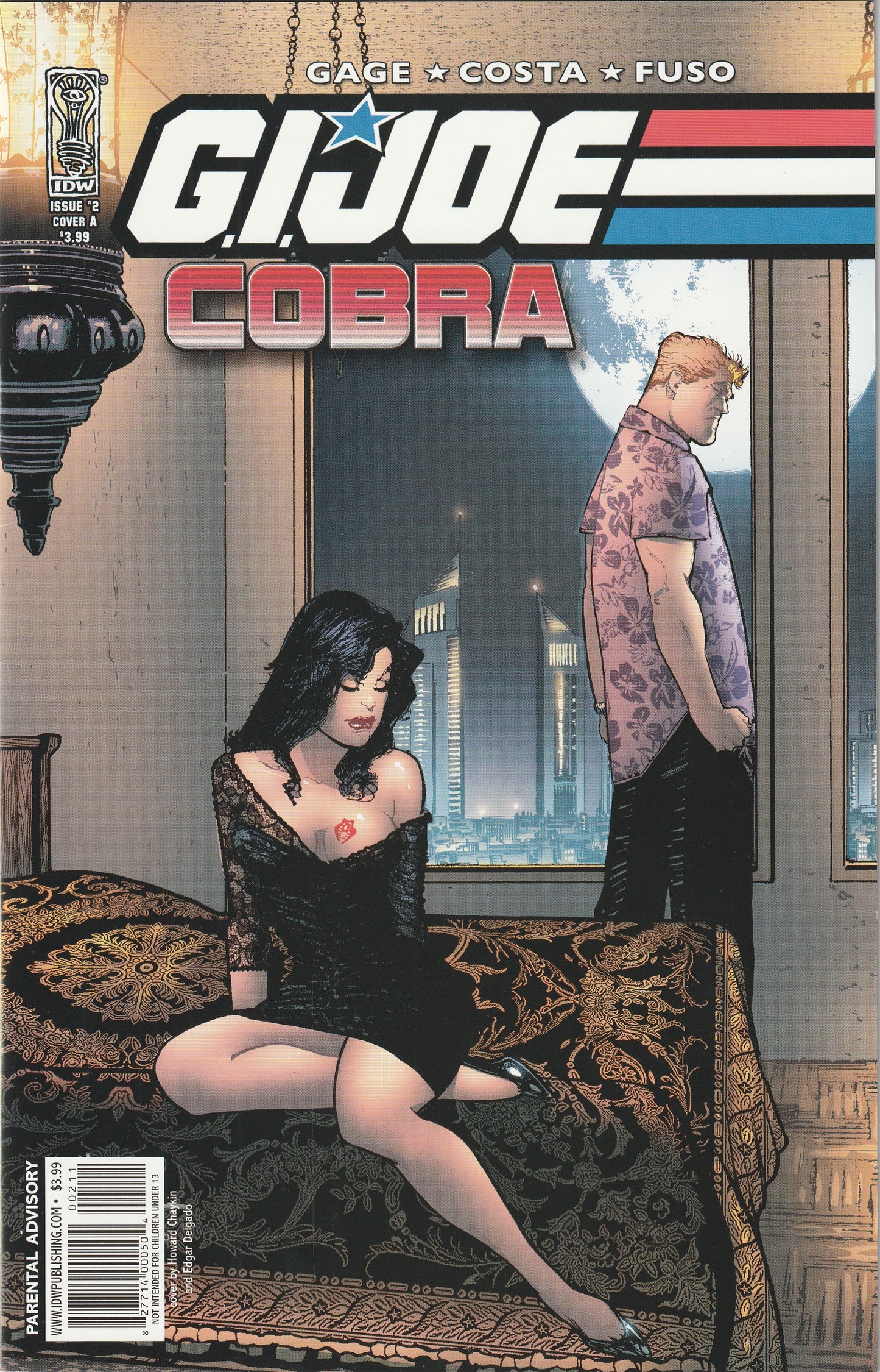 G.I. Joe: Cobra #2 (2009) - Cover A by Howard Chaykin and Edgar Delgado