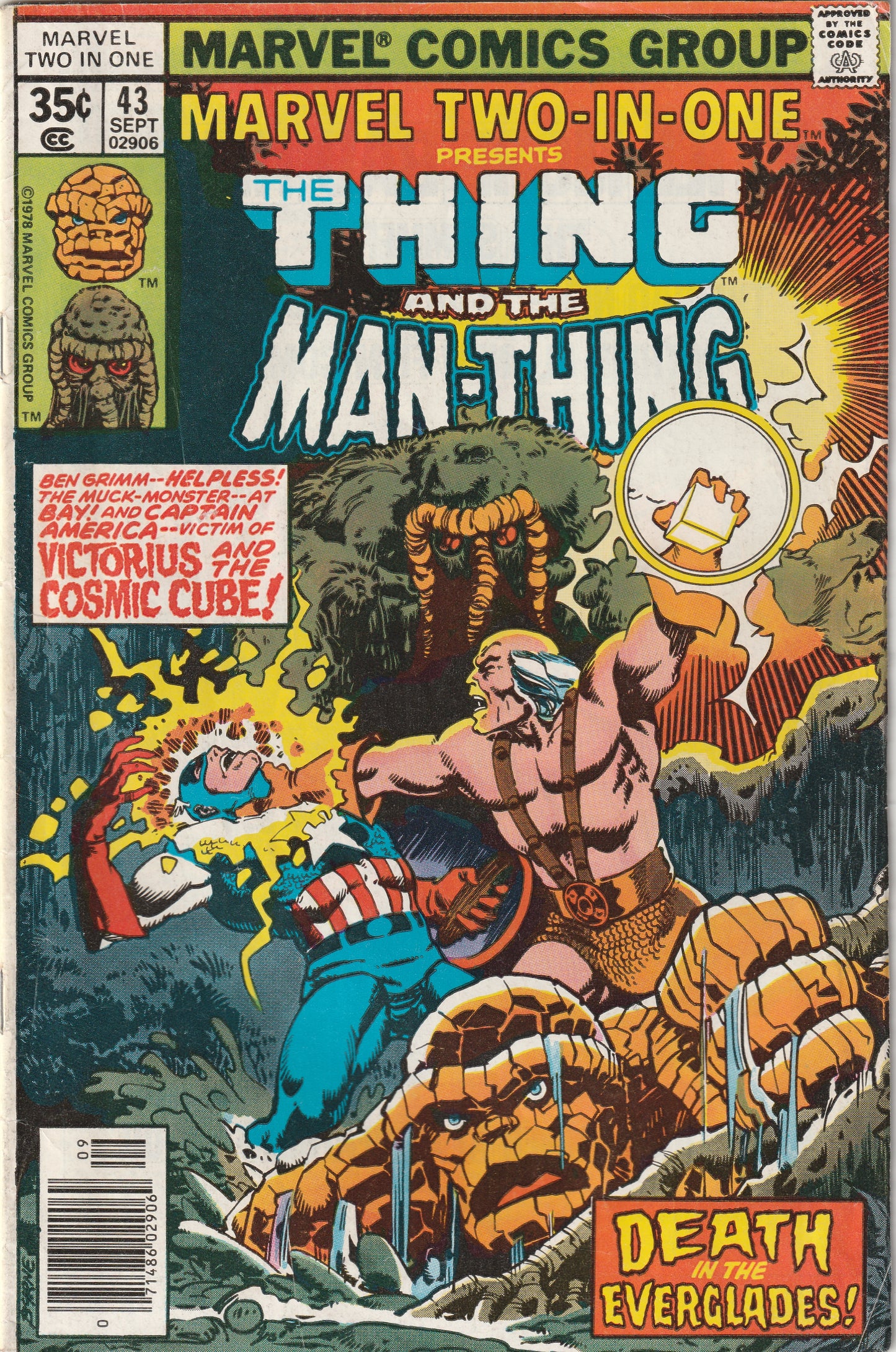 Marvel Two-in-One #43 (1978) - Man-Thing