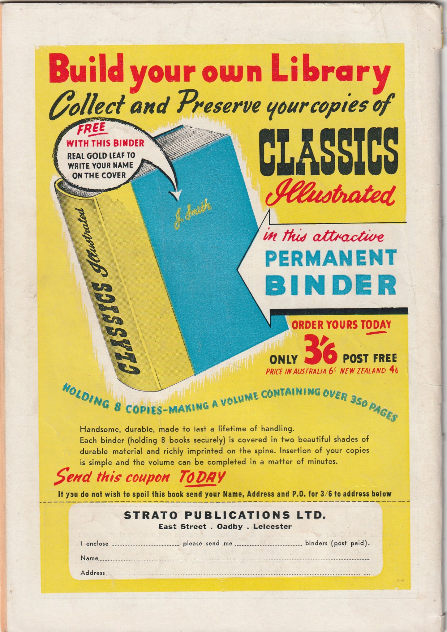 Classics Illustrated #46 - Kidnapped - British edition
