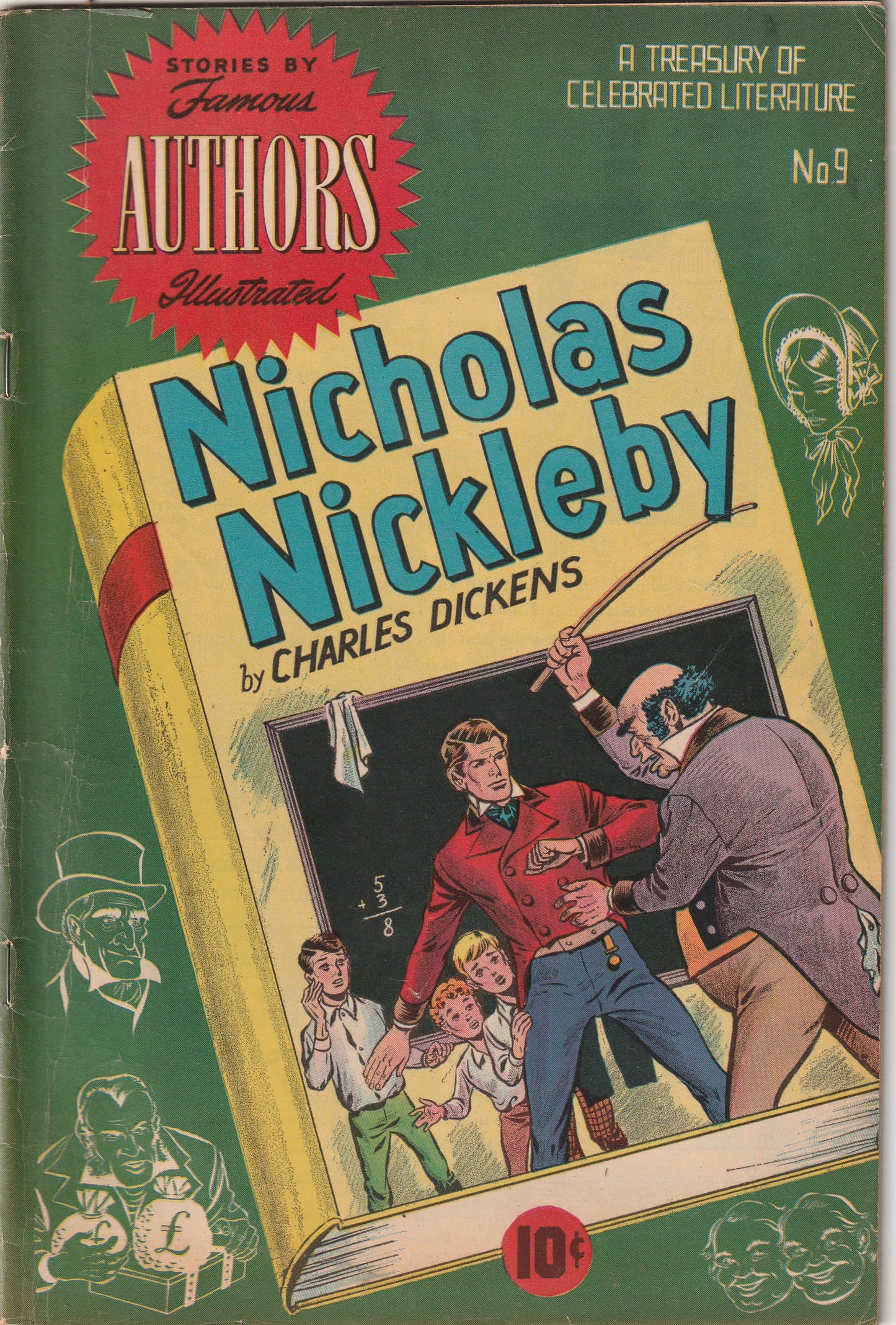 Stories by Famous Authors Illustrated #9 (1950) - Nicholas Nickleby