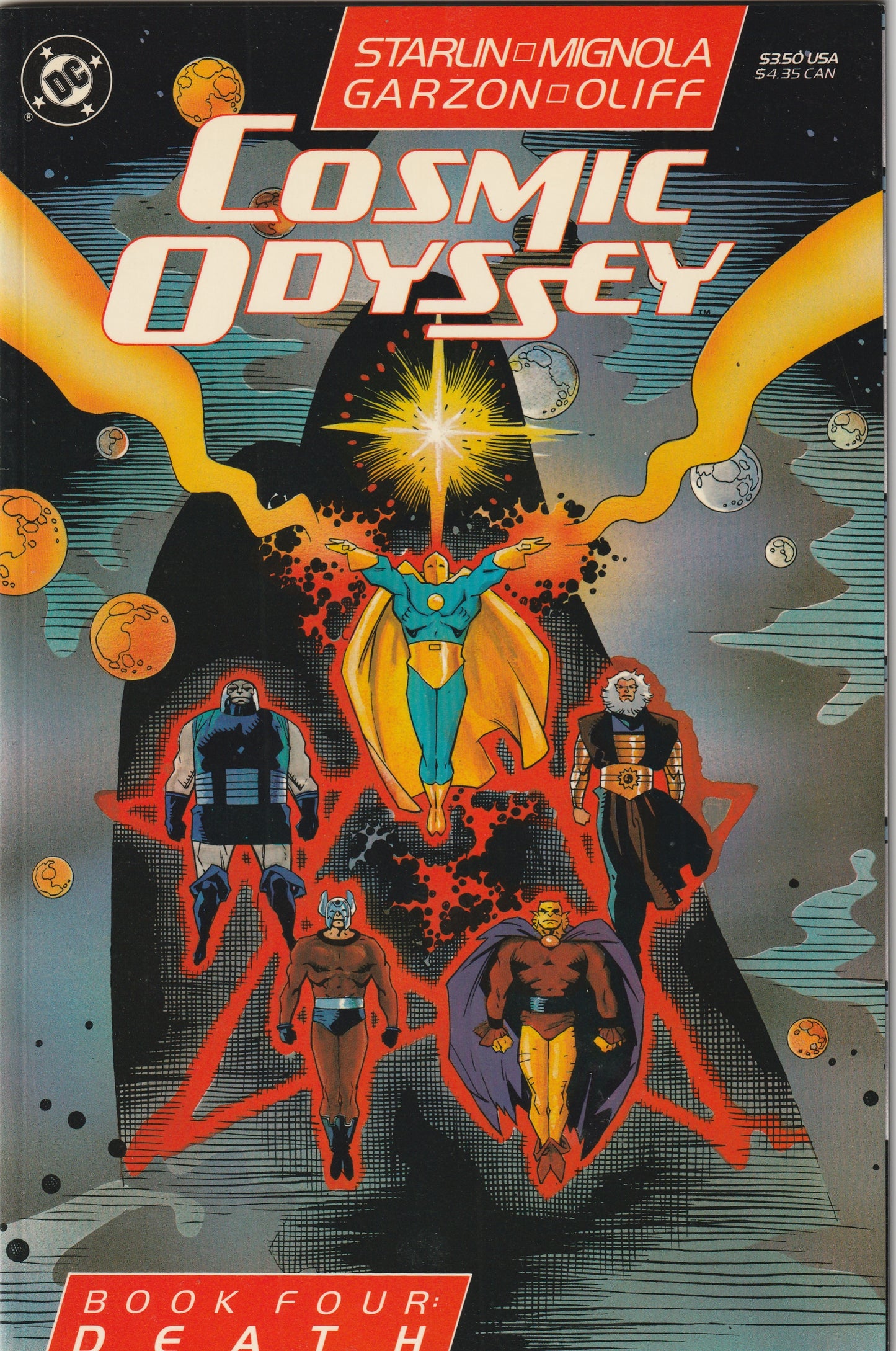 Cosmic Odyssey (1988-1989) - Complete 4 issue mini-series