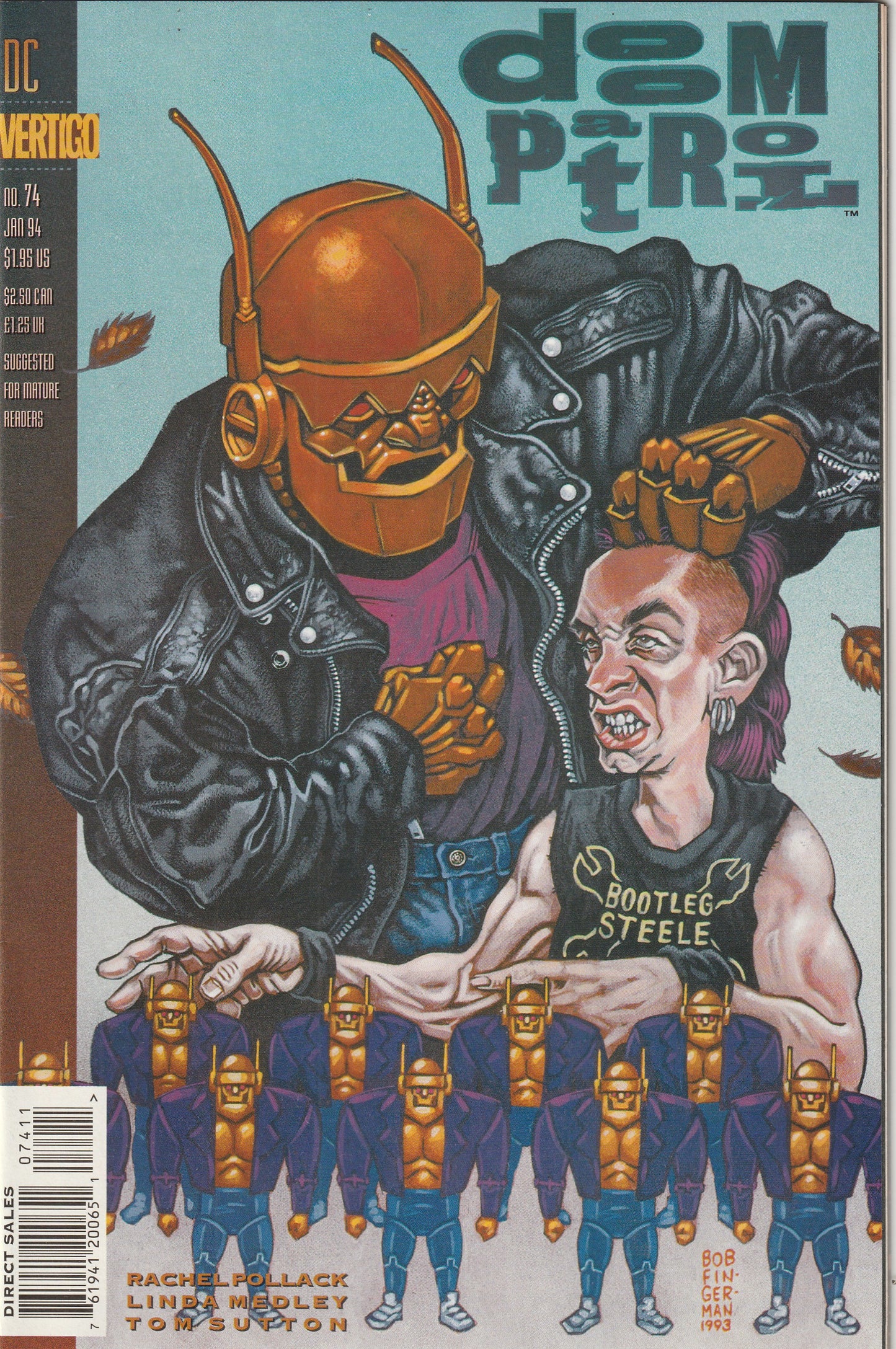 Doom Patrol #74 (1994) - Bob Fingerman cover