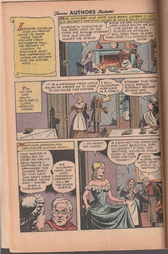 Stories by Famous Authors Illustrated #9 (1950) - Nicholas Nickleby