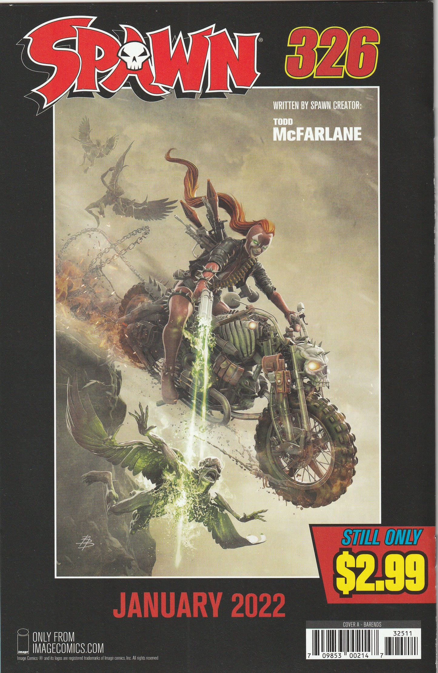 Spawn #325 (2022) - Cover A Bjorn Barends