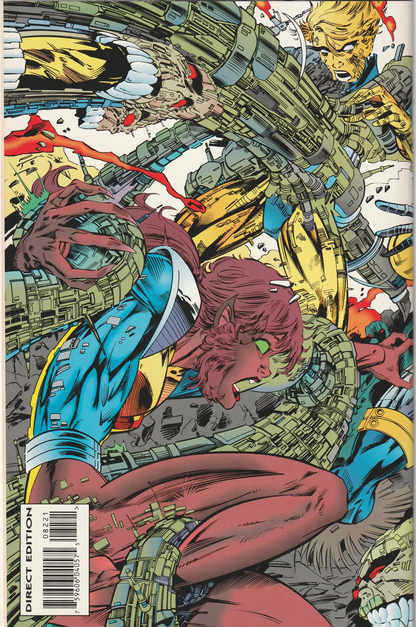 Excalibur #82 (1994) - Deluxe Holo-grafic foil cover. Wraparound cover