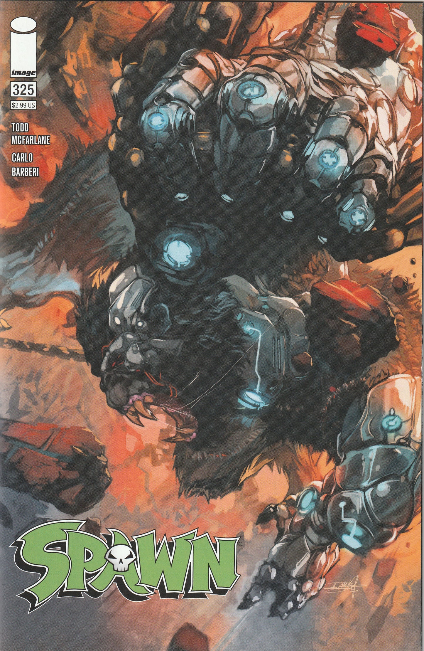 Spawn #325 (2022) - Cover B Carlo Barberi Variant Cover