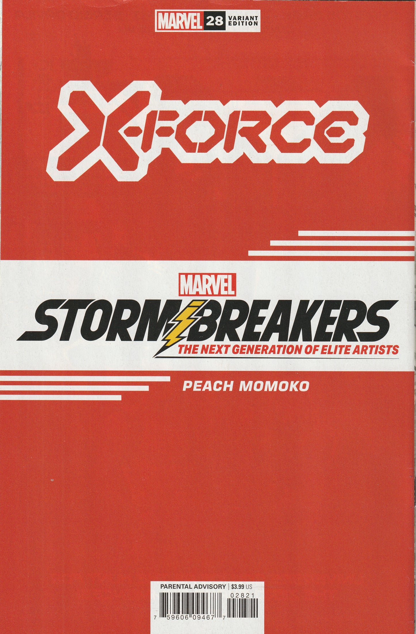 X-Force #28 (2022) - Peach Momoko Stormbreakers Variant