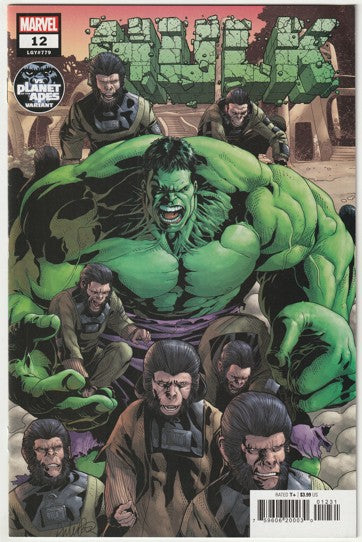 Hulk #12 (LGY #779, 2023) - Salvador Larroca Planet Of The Apes Variant