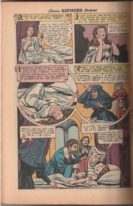 Stories by Famous Authors Illustrated #10 (1950) - Romeo and Juliet