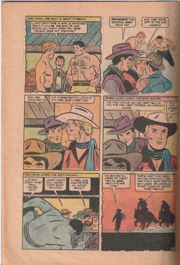Superior Stories Vol 1 #4 (1955) - The Texas Rangers by O. Henry