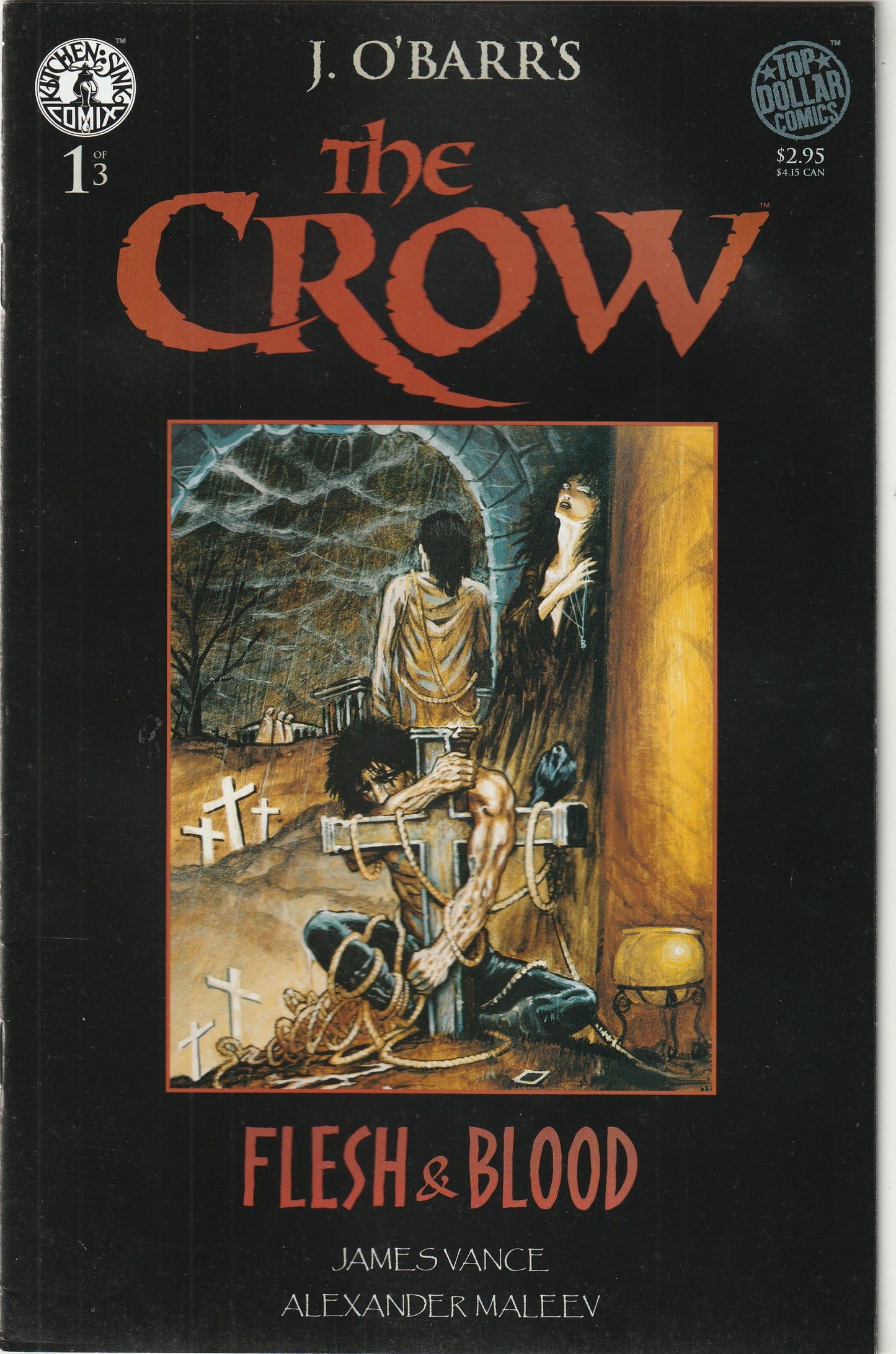 The Crow: Flesh & Blood (1996) - 3 issue mini series