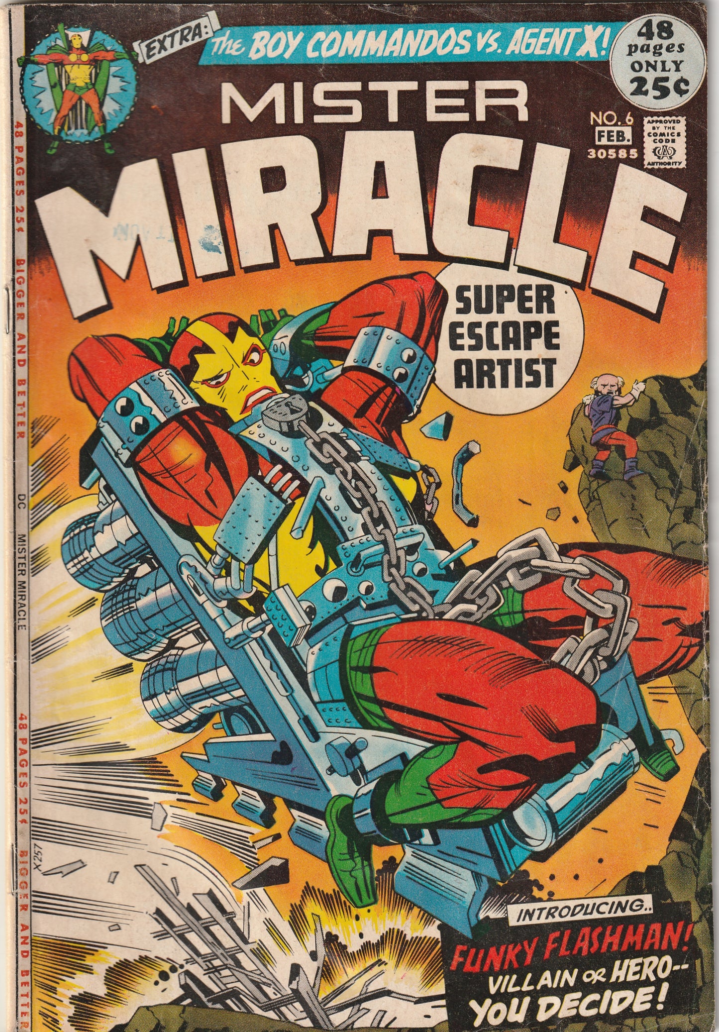 Mister Miracle #6 (1972) - 1st Appearance of Funky Flashman and Female Furies