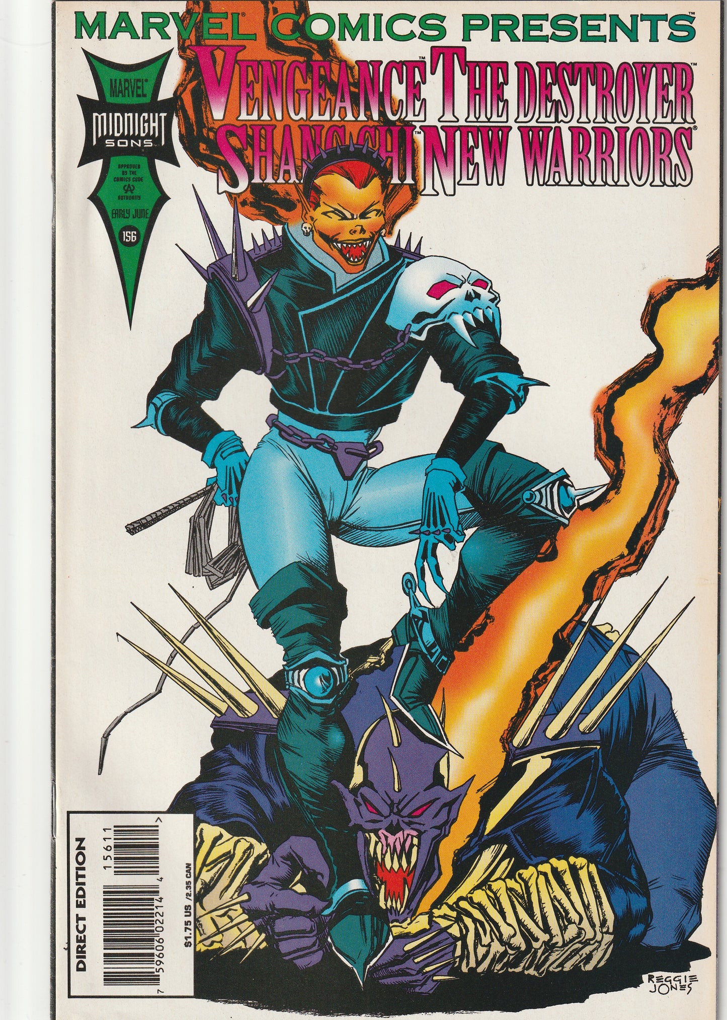 Marvel Comics Presents #156 (1994) - Vengeance, The Destroyer, Shang Chi, New Warriors