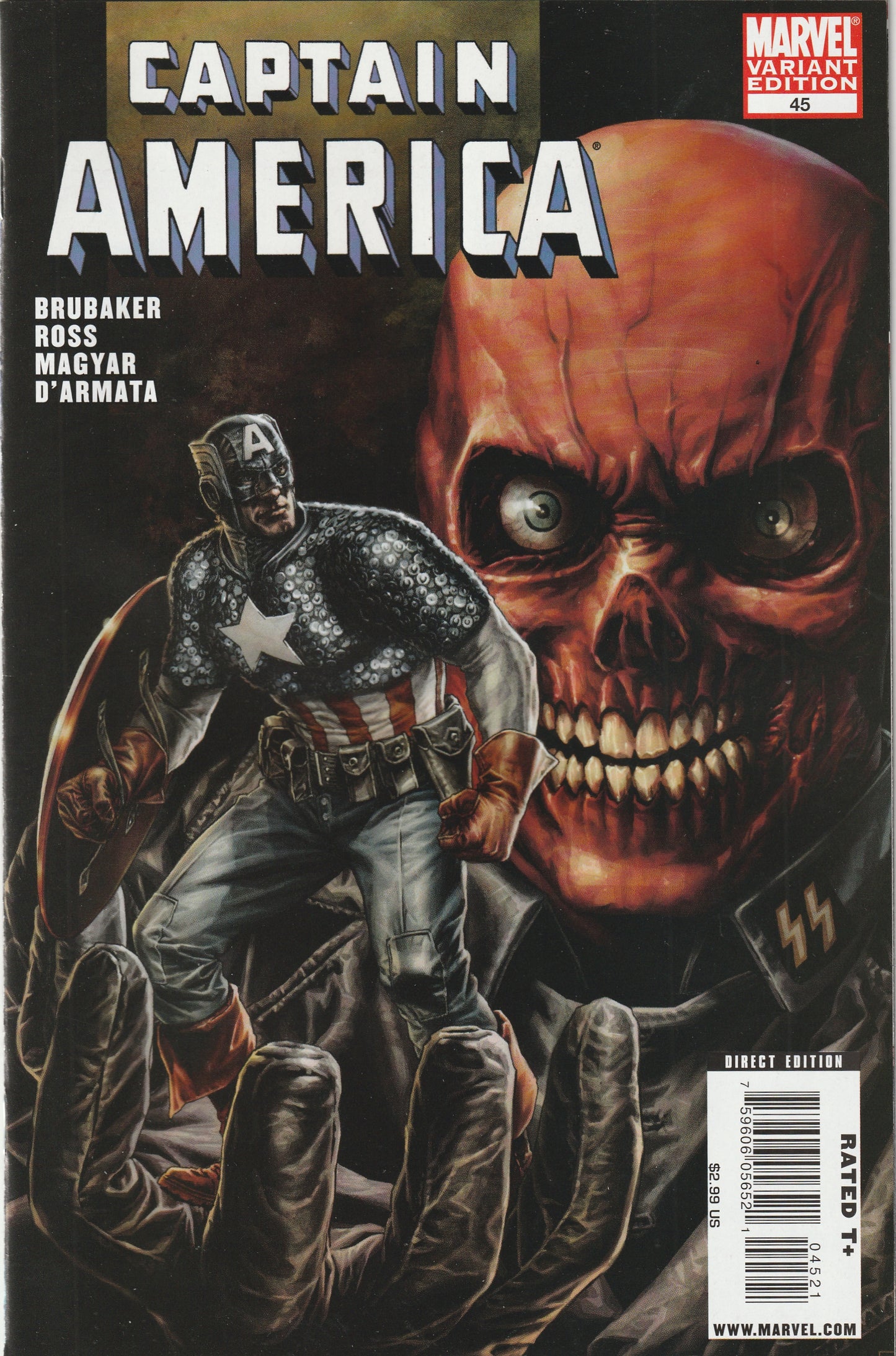 Captain America #45 (2009) - Red Skull 1:10 Villain by Design Variant