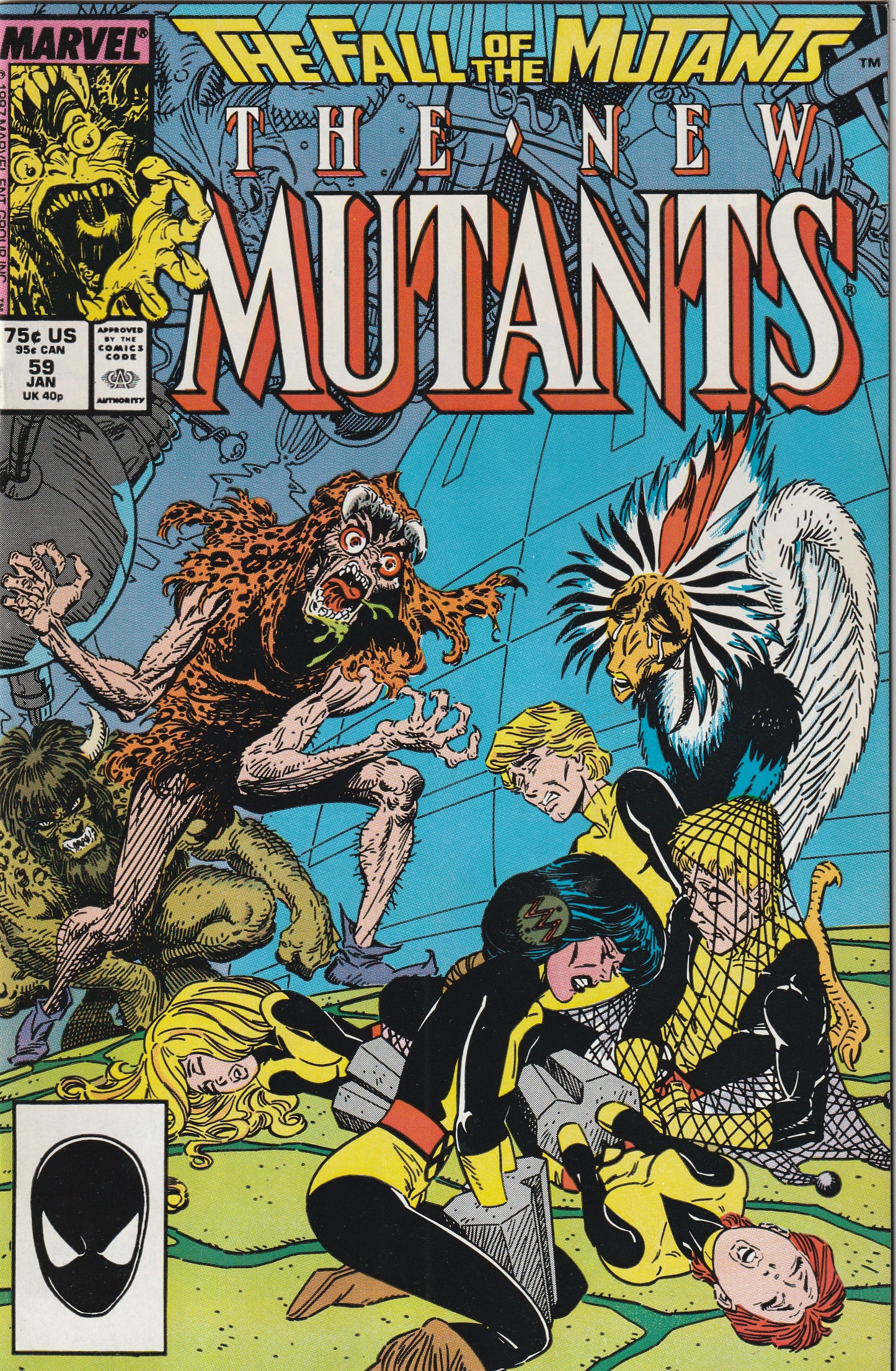 New Mutants #59 (1988) - The Fall of the Mutants