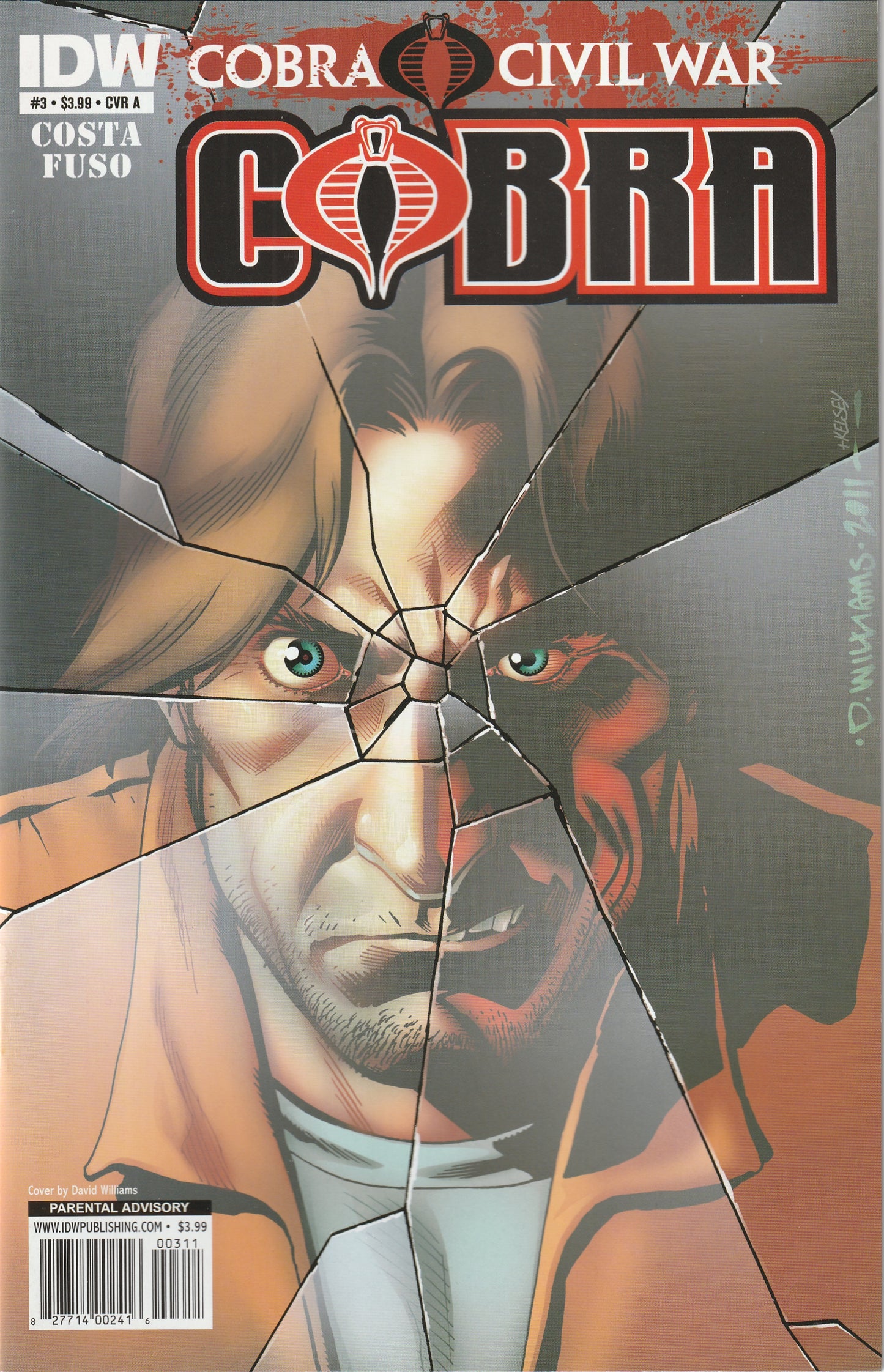 G.I. Joe: Cobra #3 (2011) - Cover A by David Williams