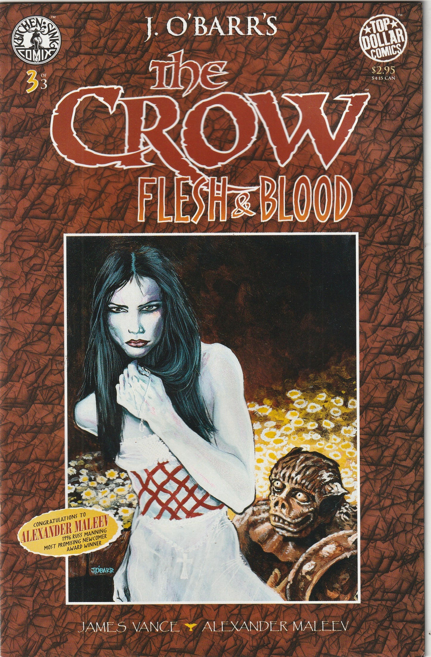 The Crow: Flesh & Blood (1996) - 3 issue mini series