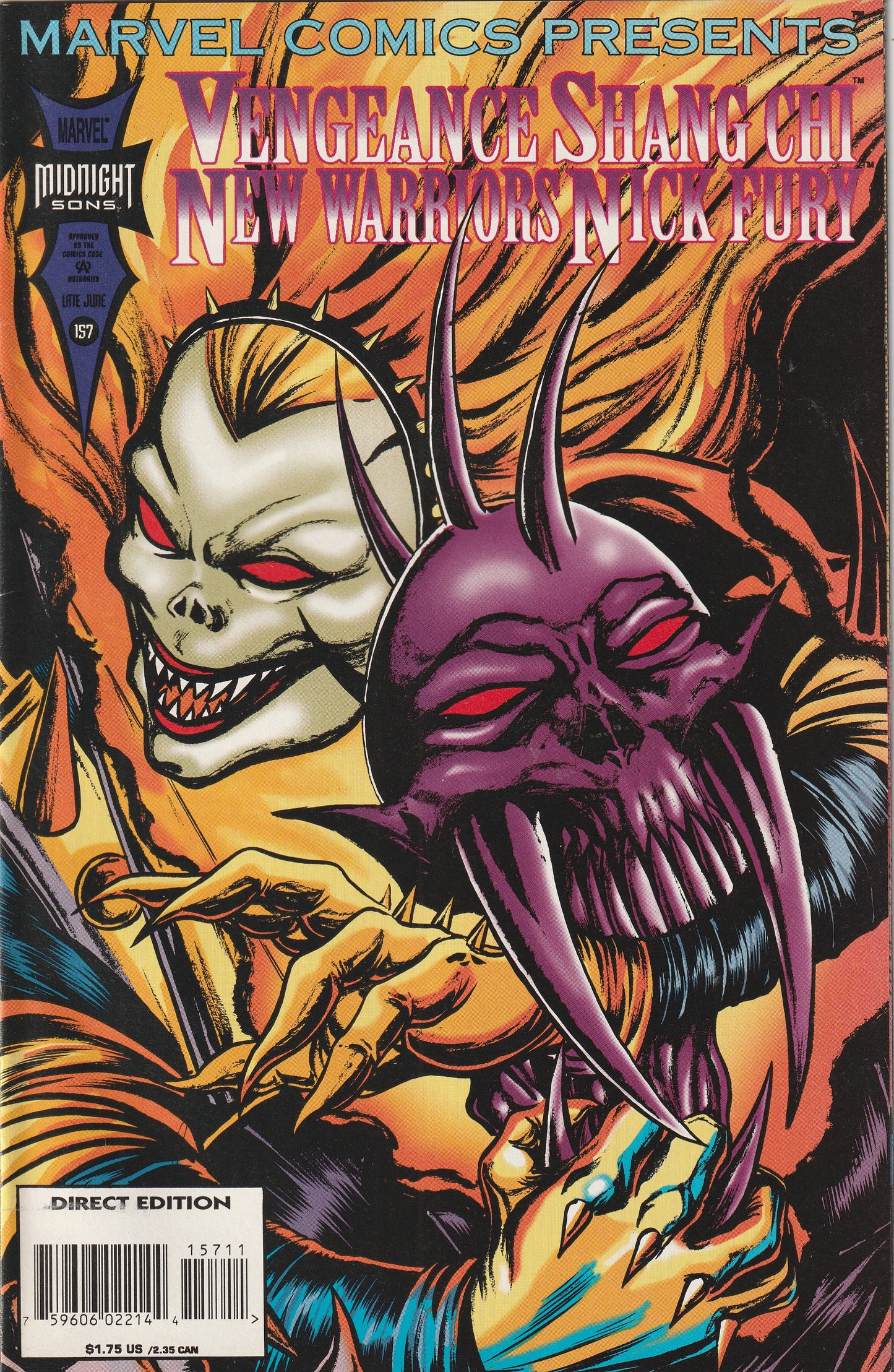 Marvel Comics Presents #157 (1994) - Vengeance, Shang Chi, New Warriors, Nick Fury