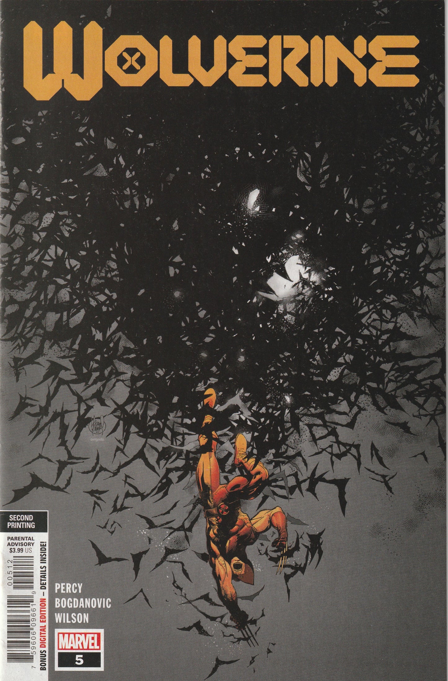 Wolverine #5 (2020) - 2nd Printing Adam Kubert Variant Cover