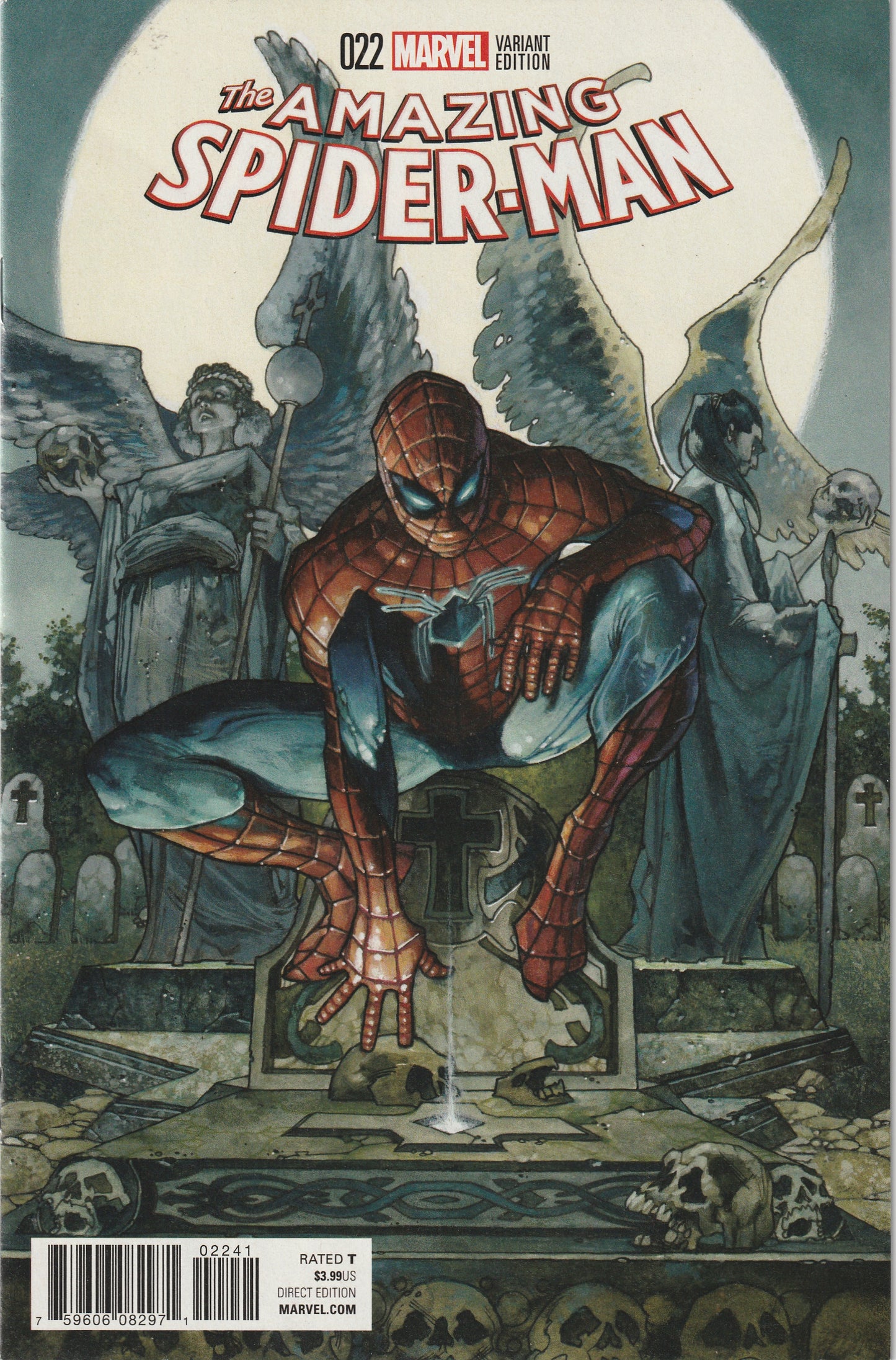 Amazing Spider-Man #22 (2017) - Simone Bianchi Variant Cover 1:25 ratio