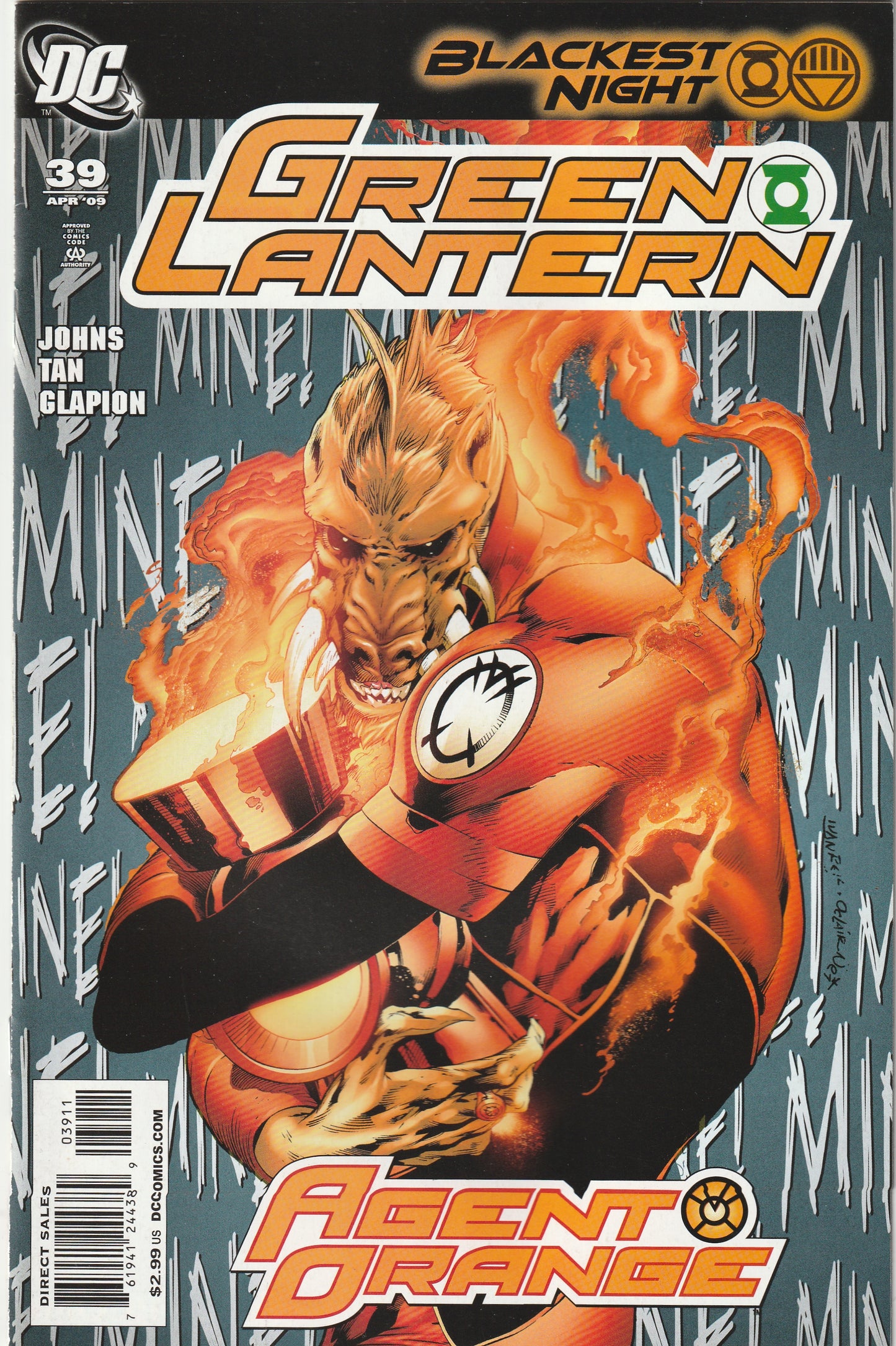 Green Lantern #39 (2009) - Blackest Night