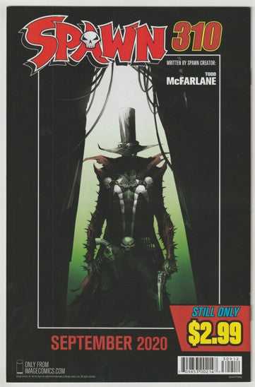 Spawn #309 (2020) - 2nd Print Variant Todd McFarlane Cover