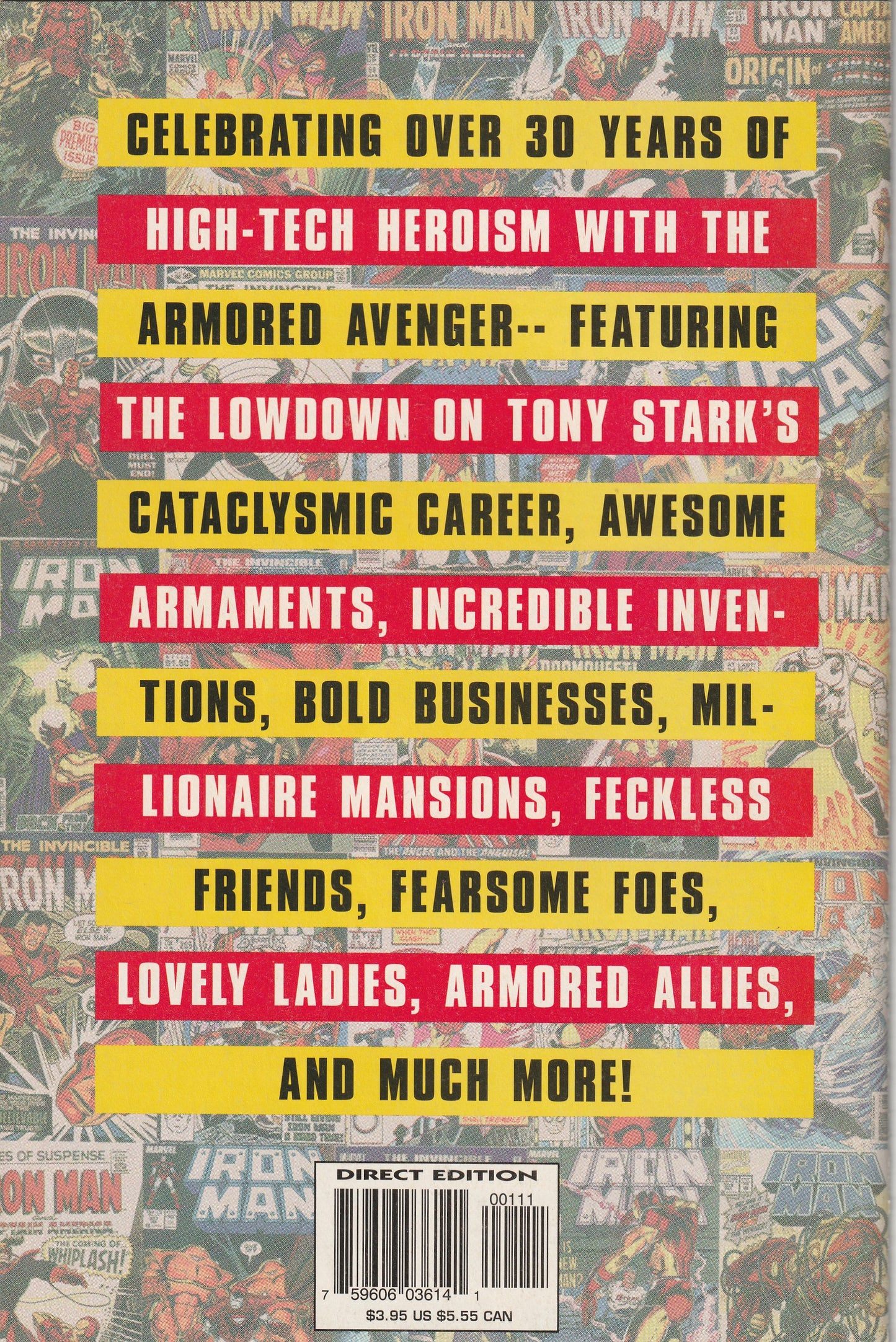 Iron Man: The Legend (1996) - Special Tribute Issue