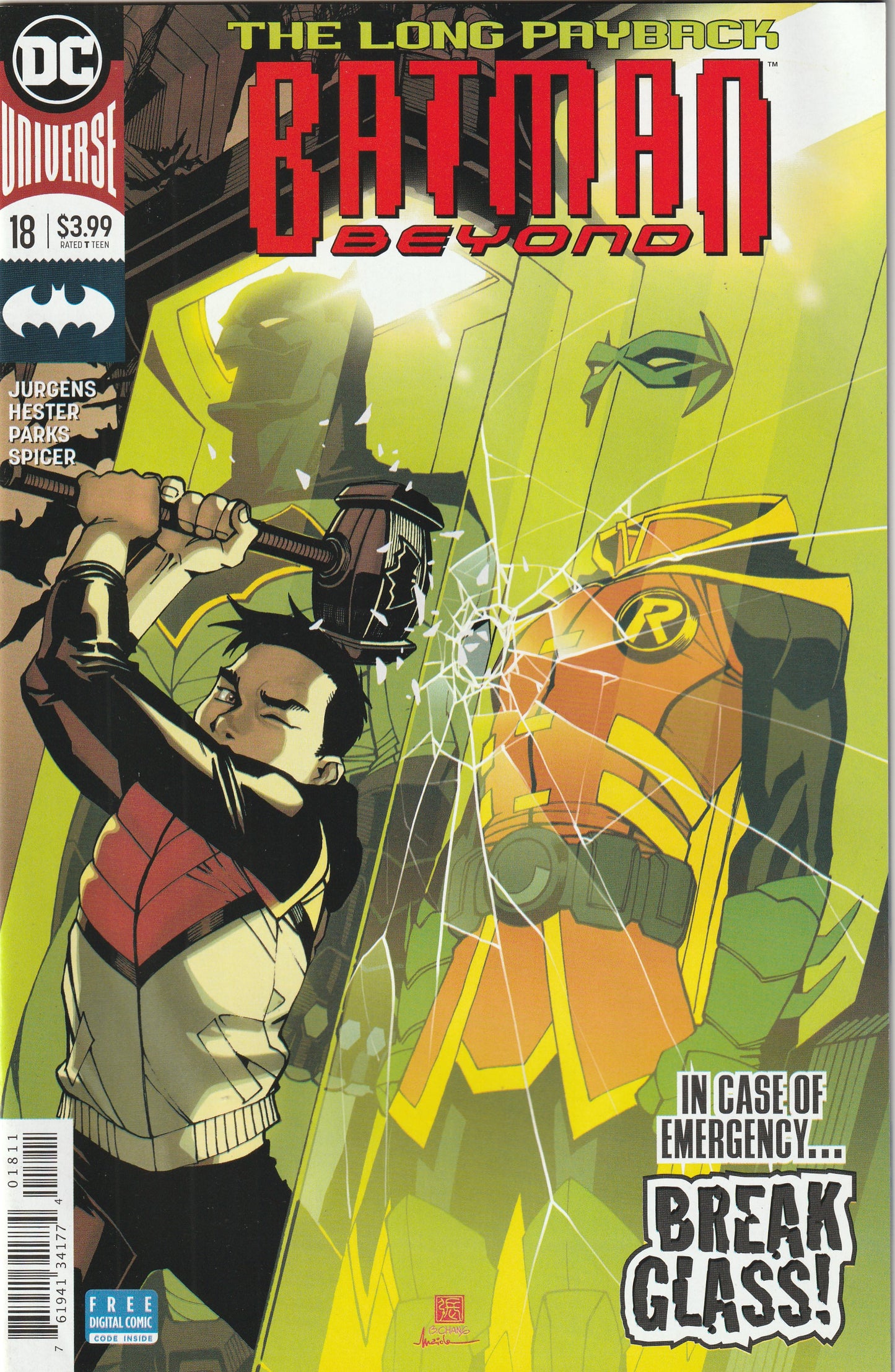 Batman Beyond #18 (2018) - Volume 6 - 1st appearance of Matt McGinnis as Robin