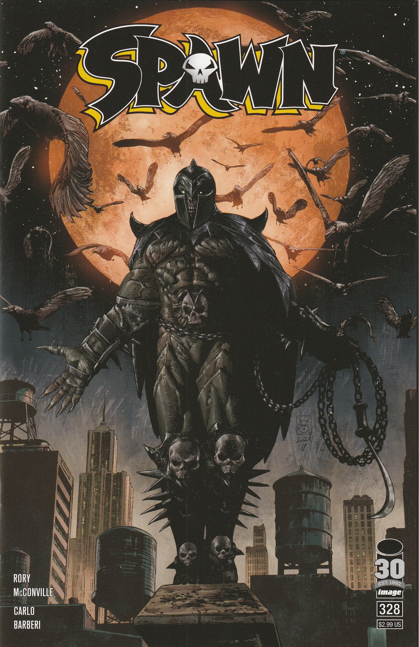 Spawn #328 (2022) - Cover B Valerio Giangiordano Variant Cover