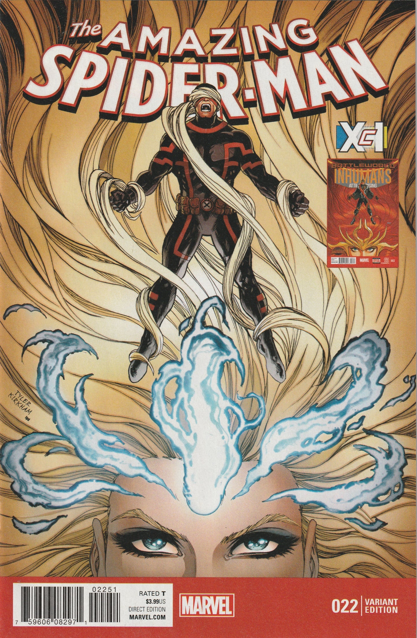 Amazing Spider-Man #22 (2017) - Tyler Kirkham XCI Variant cover