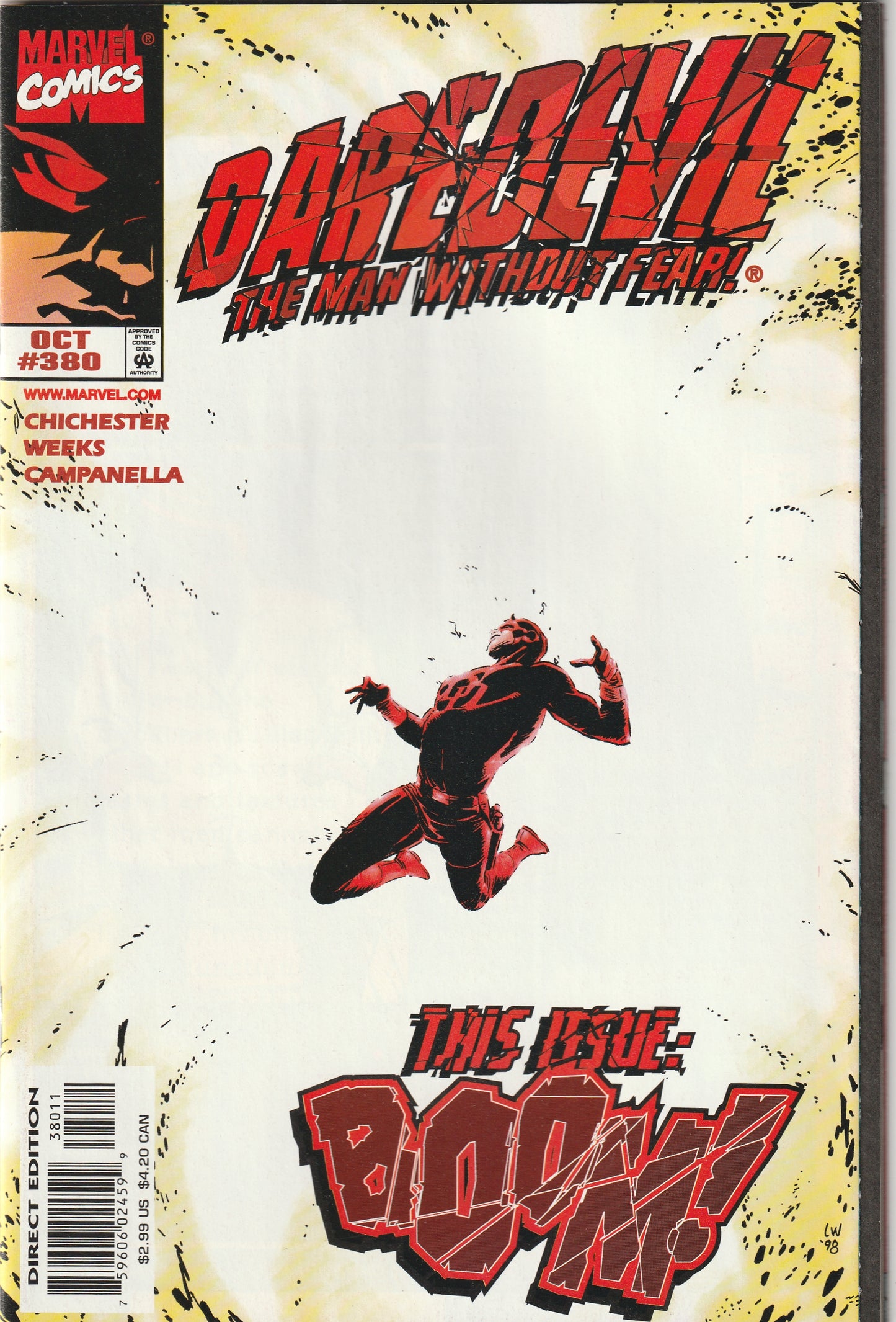 Daredevil #380 (1998) - Last Issue of 1st Series