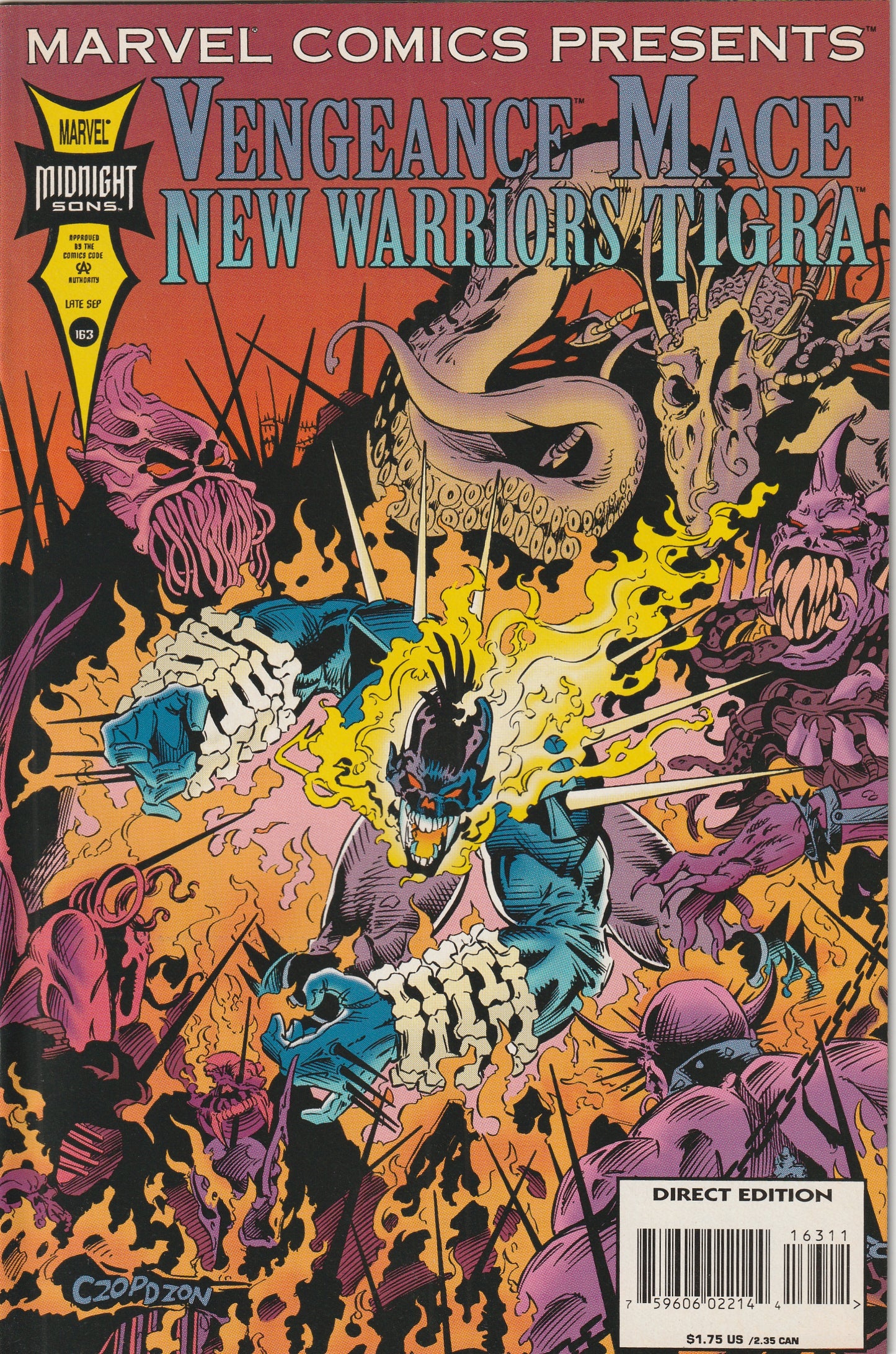 Marvel Comics Presents #163 (1994) - New Warriors - Flip Cover Issue