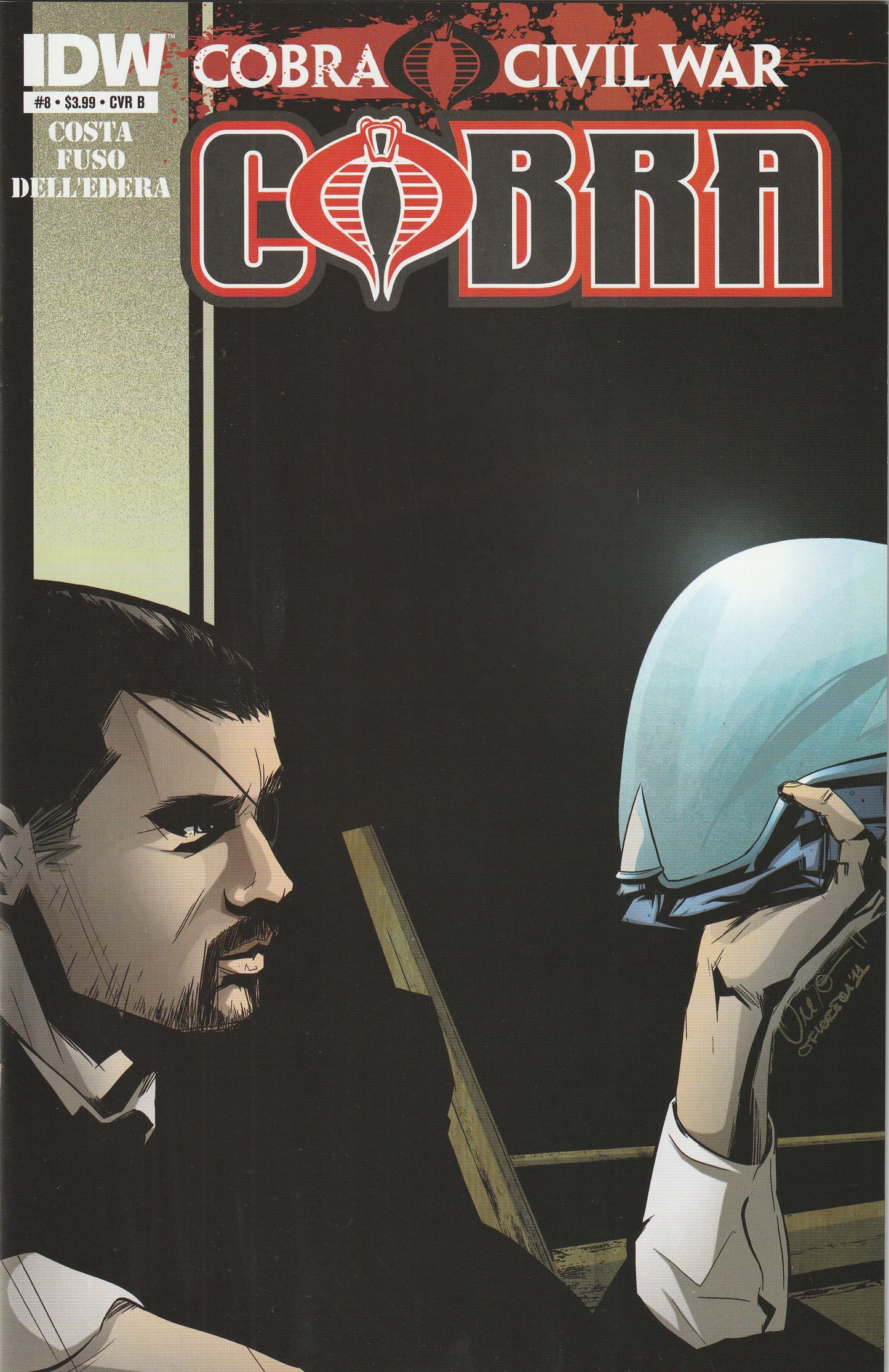 G.I. Joe: Cobra #8 (2011) - Cover B by Antonio Fuso
