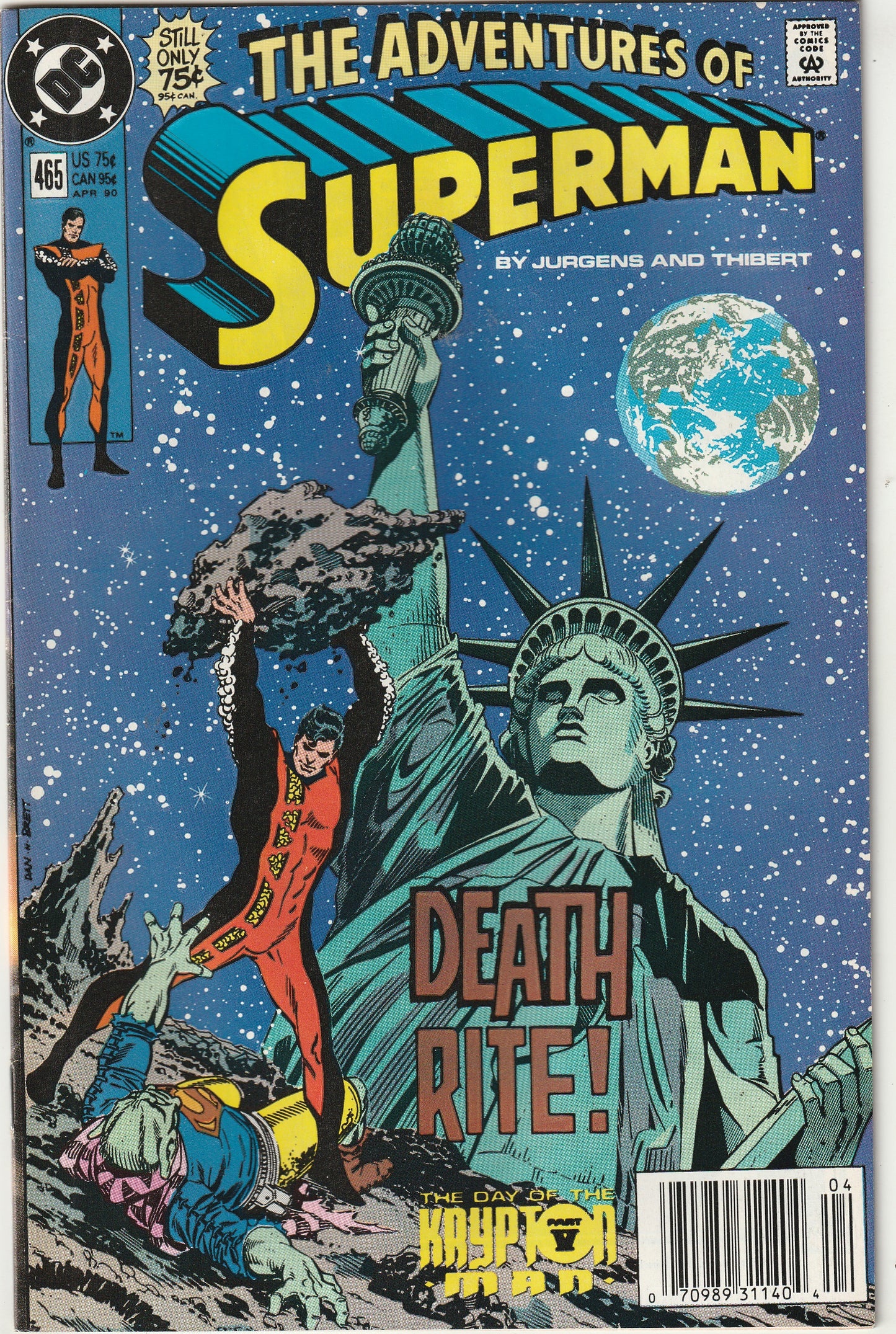 Adventures of Superman #465 (1990) - 1st Appearance of Hank Henshaw