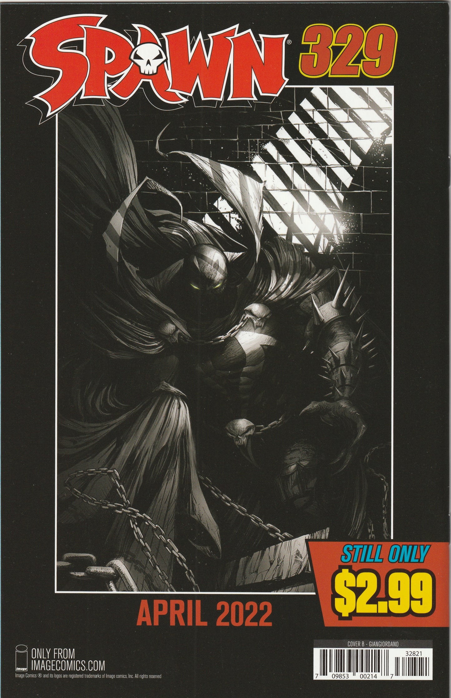 Spawn #328 (2022) - Cover B Valerio Giangiordano Variant Cover