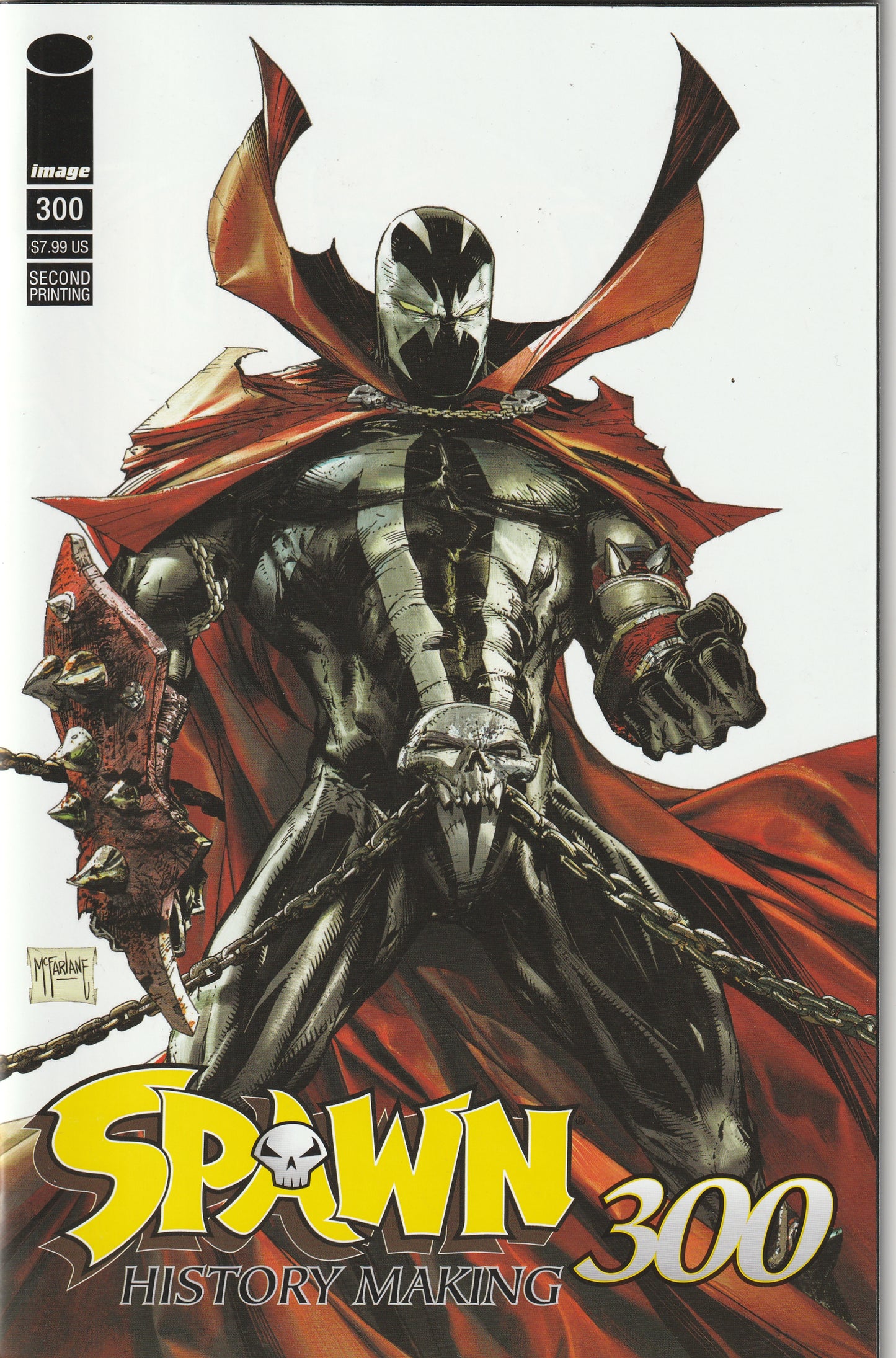 Spawn #300 (2019) - Todd McFarlane 2nd Printing Variant Cover