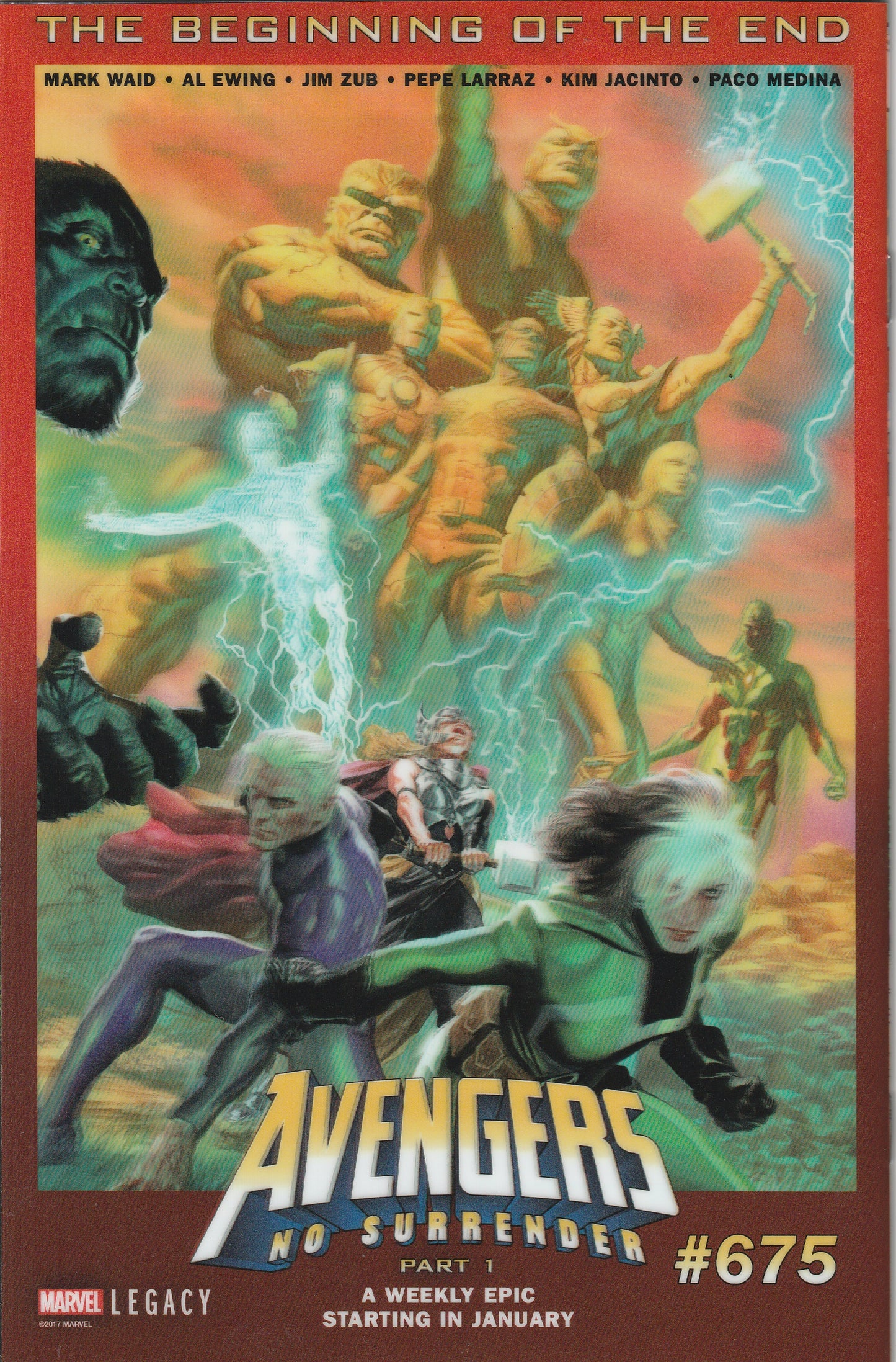 Spider-Man #234 (2018) - Mark Bagley Lenticular Homage Variant Cover