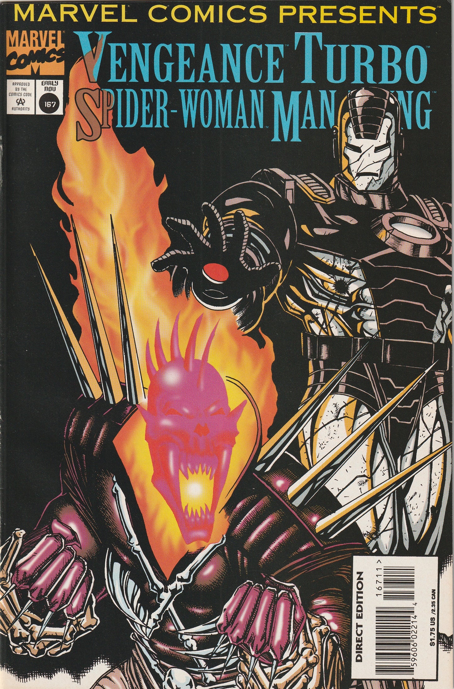 Marvel Comics Presents #167 (1994) - Man-Thing - Flip Cover Issue