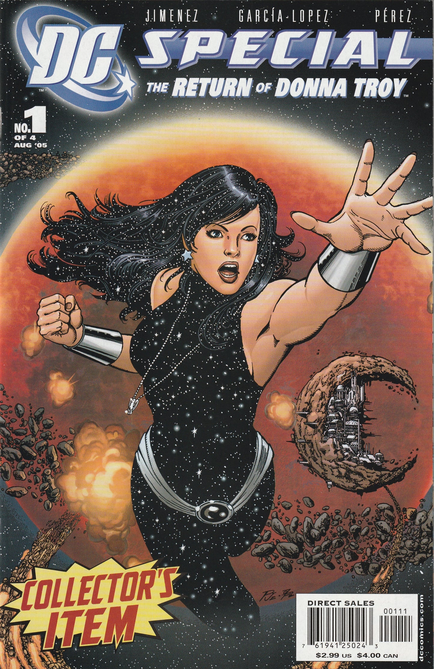 DC Special: The Return of Donna Troy (2005) - Complete 4 issue mini-series - George Perez