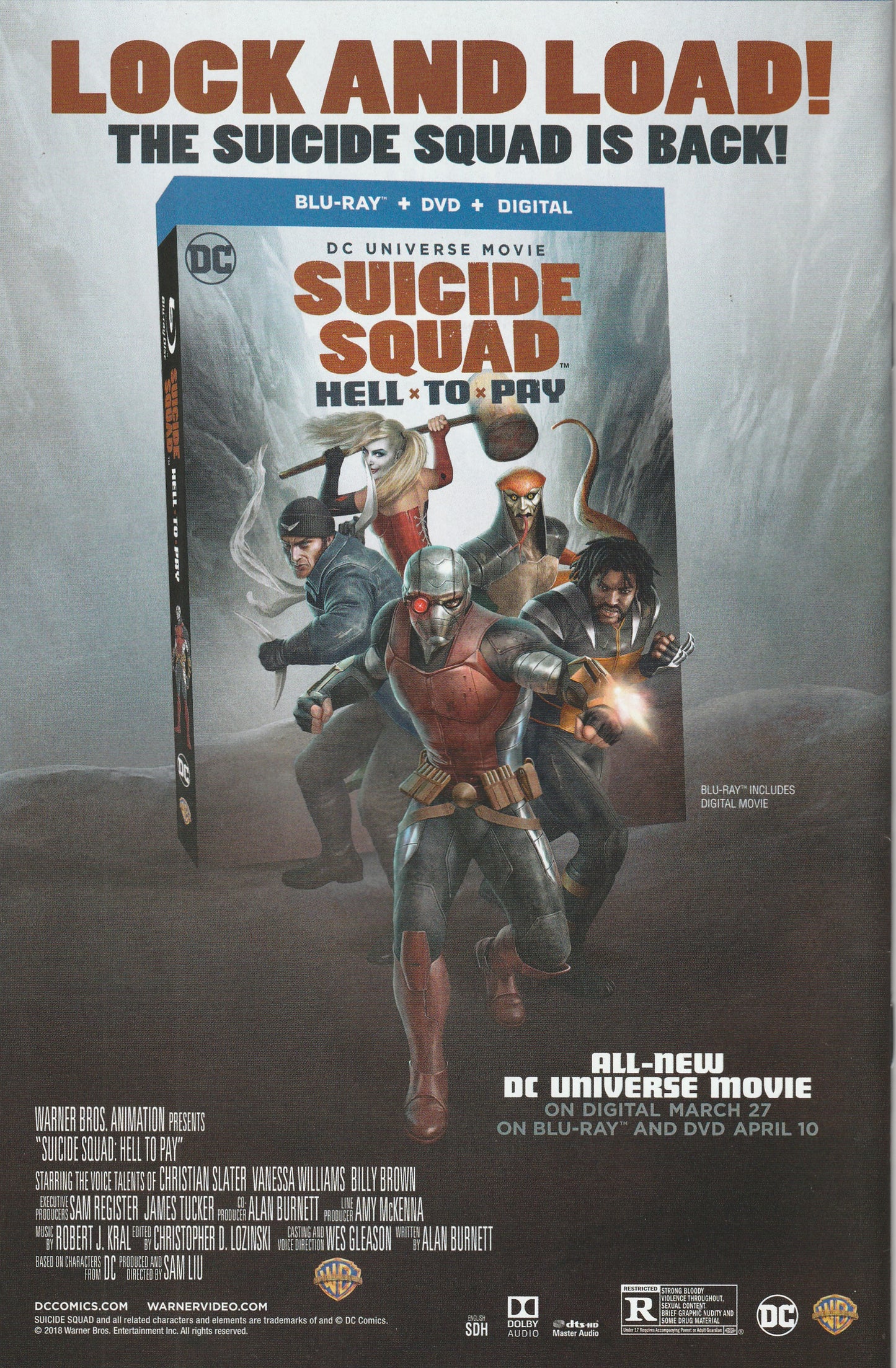 Batman Beyond #18 (2018) - Volume 6 - 1st appearance of Matt McGinnis as Robin, Dave Johnson Variant Cover